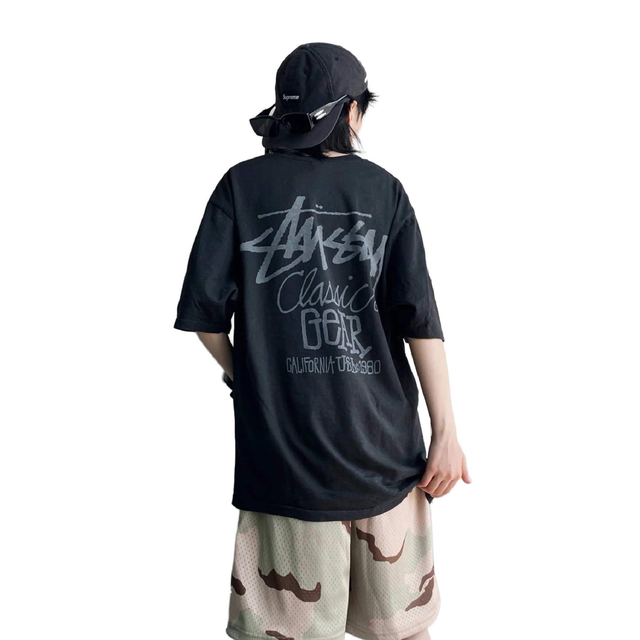 Stüssy Classic Gear Pigment Dyed Tee Natural (SS25)-09
