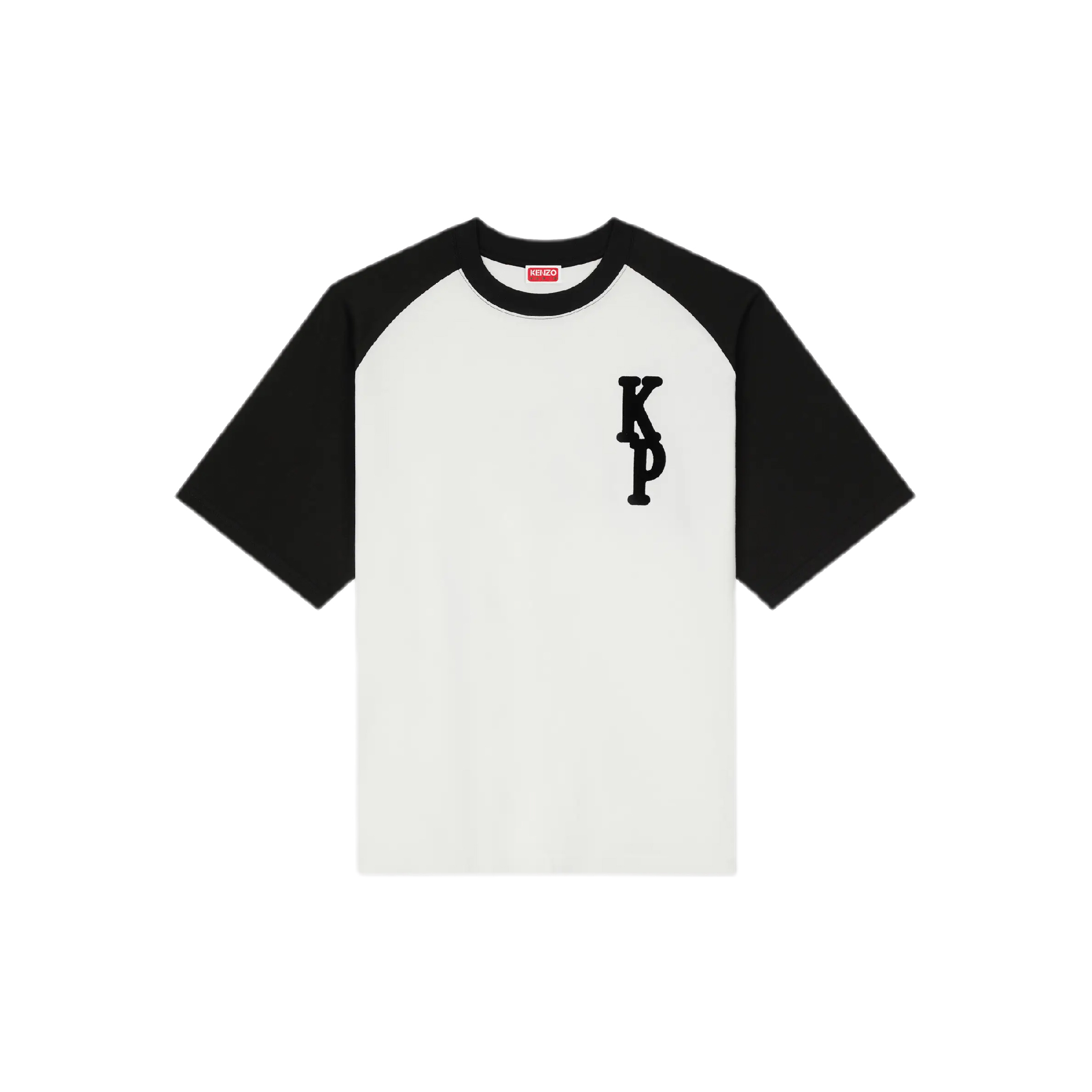 Kenzo Varsity Contrast 18 Rue Vivenne Flocked Logo Tee-01