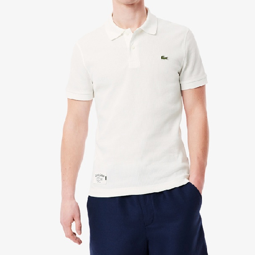 Lacoste Embroidered Croc Logo Knit Cotton Polo-06