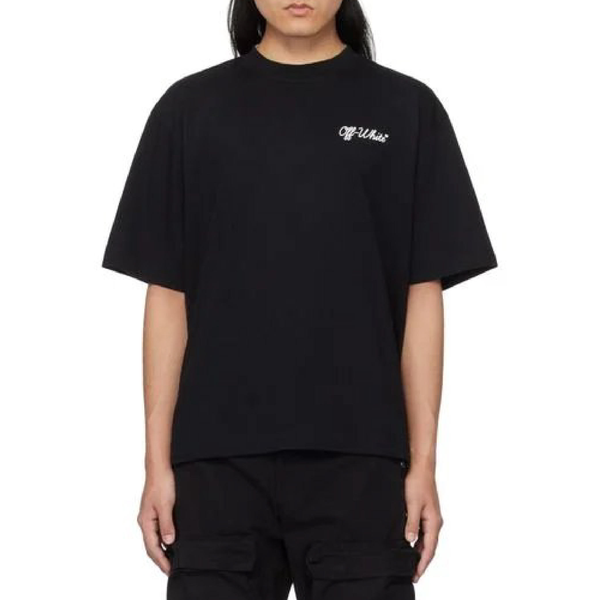 OFF-WHITE Script Skate SS Tee BlackWhite (SS25)-04