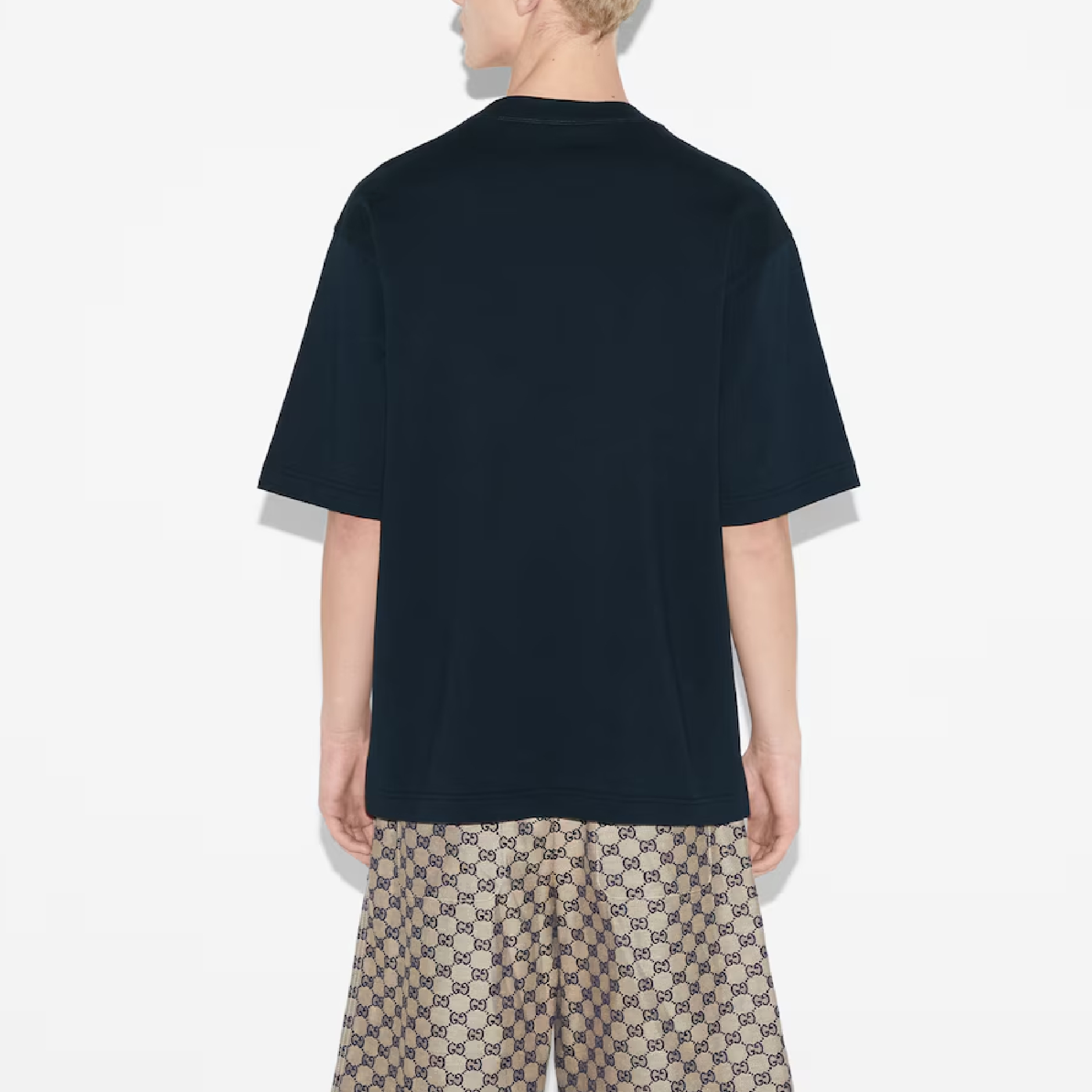 Gucci Logo Print Cotton Tee-07