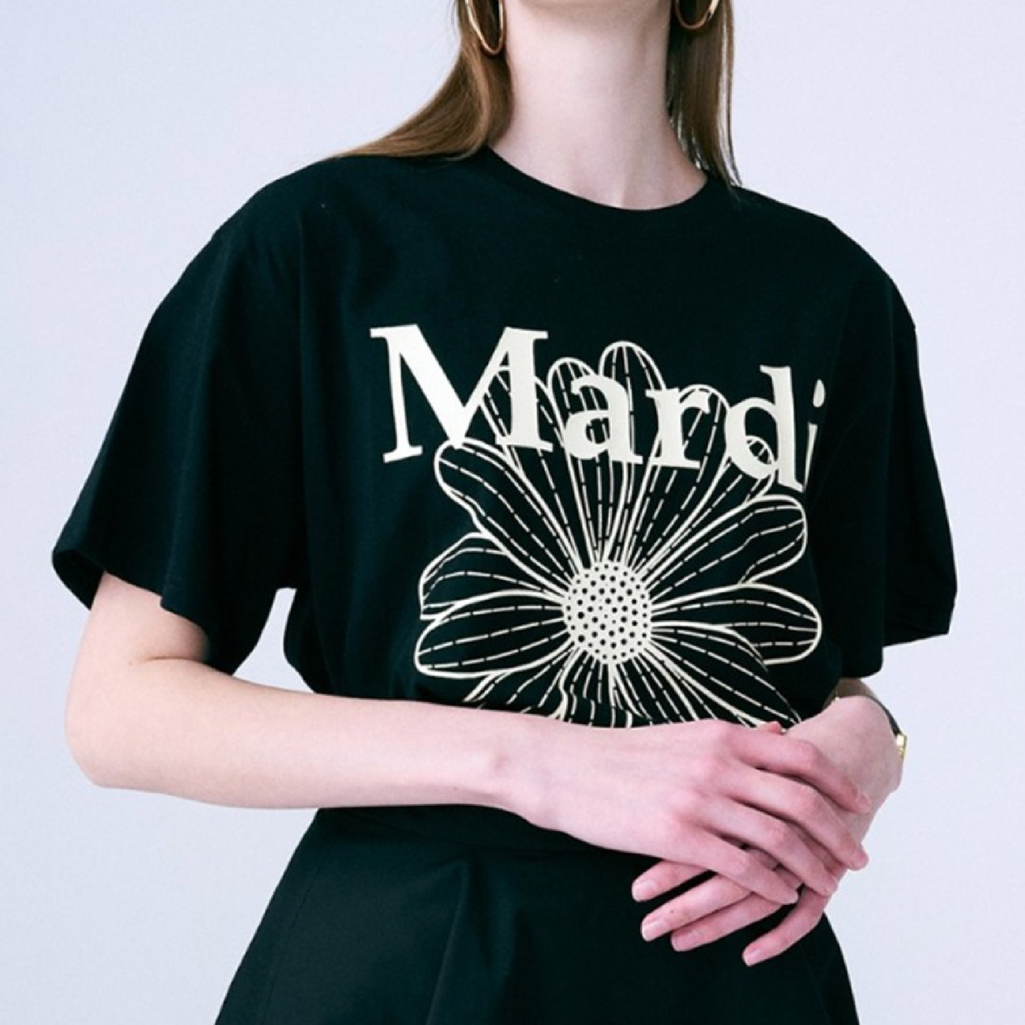 Mardi Mercredi Floral Graphic Print Collection Tee 02-05