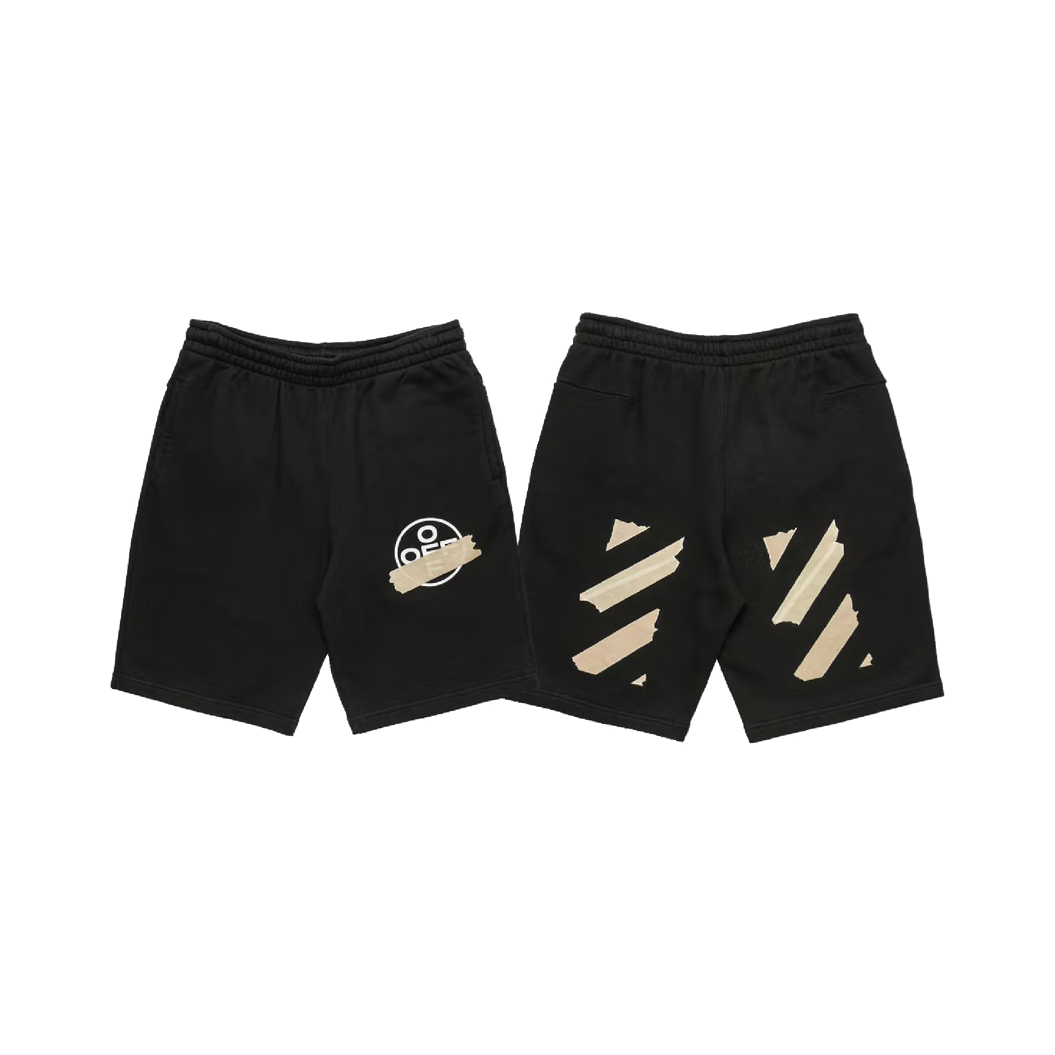 OFF-WHITE Tape Arrows Sweat Shorts-01