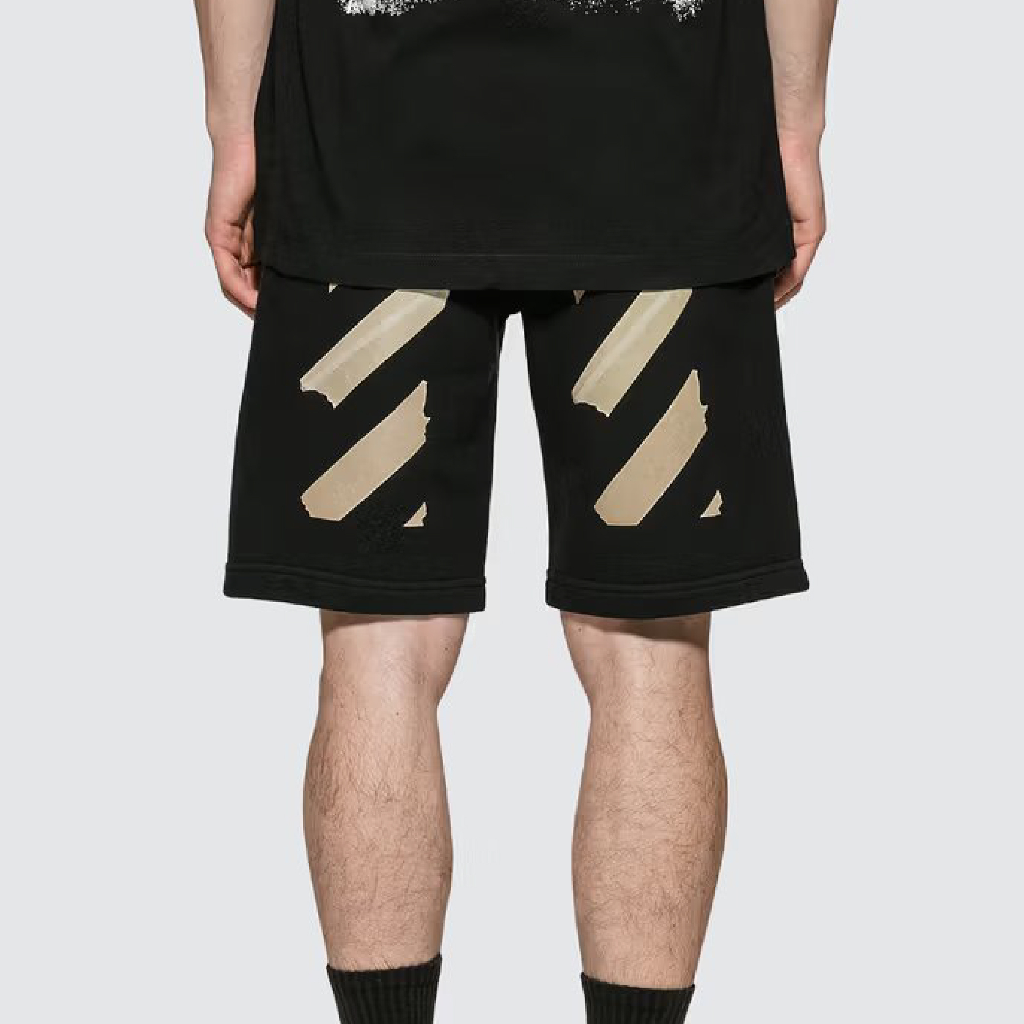 OFF-WHITE Tape Arrows Sweat Shorts-05