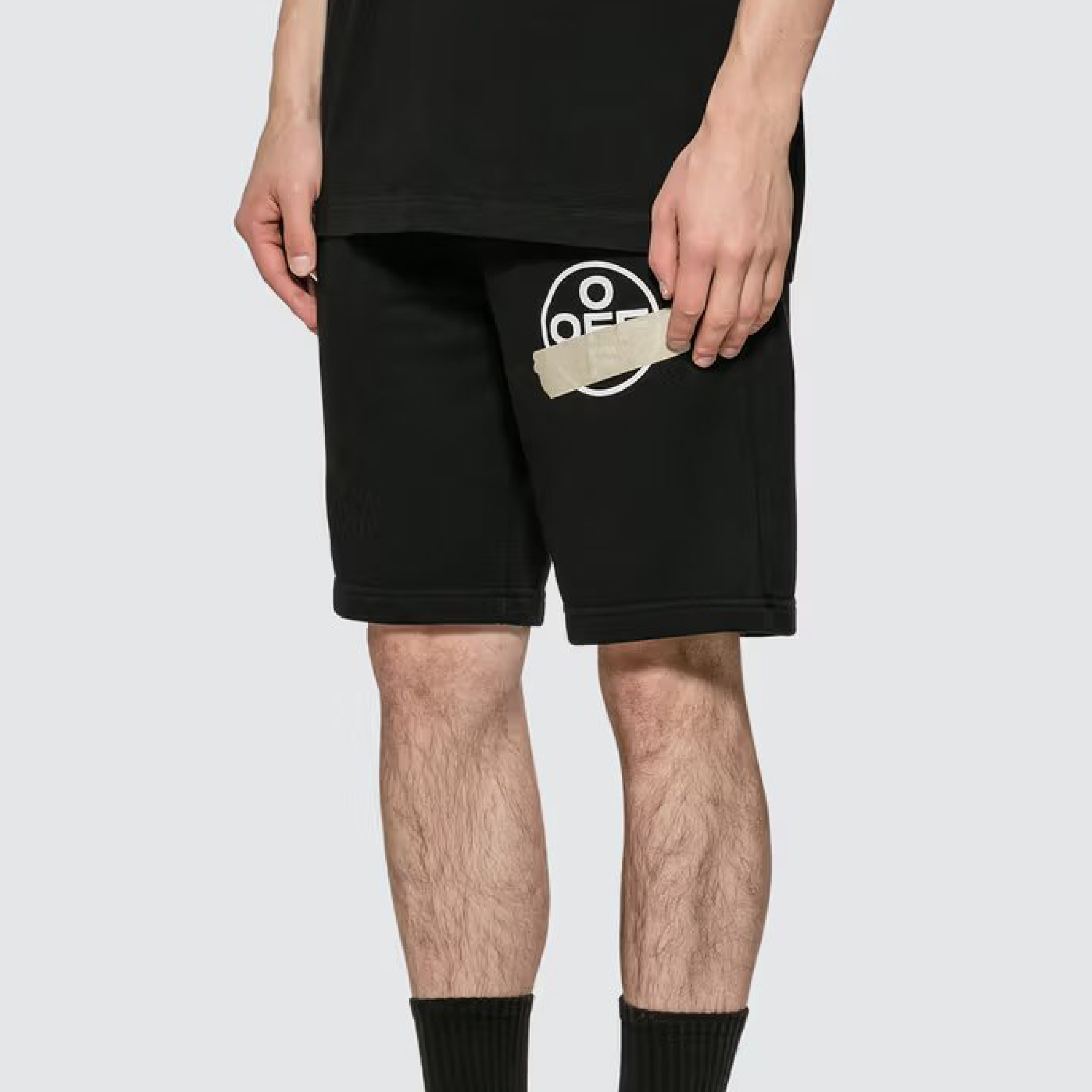 OFF-WHITE Tape Arrows Sweat Shorts-06