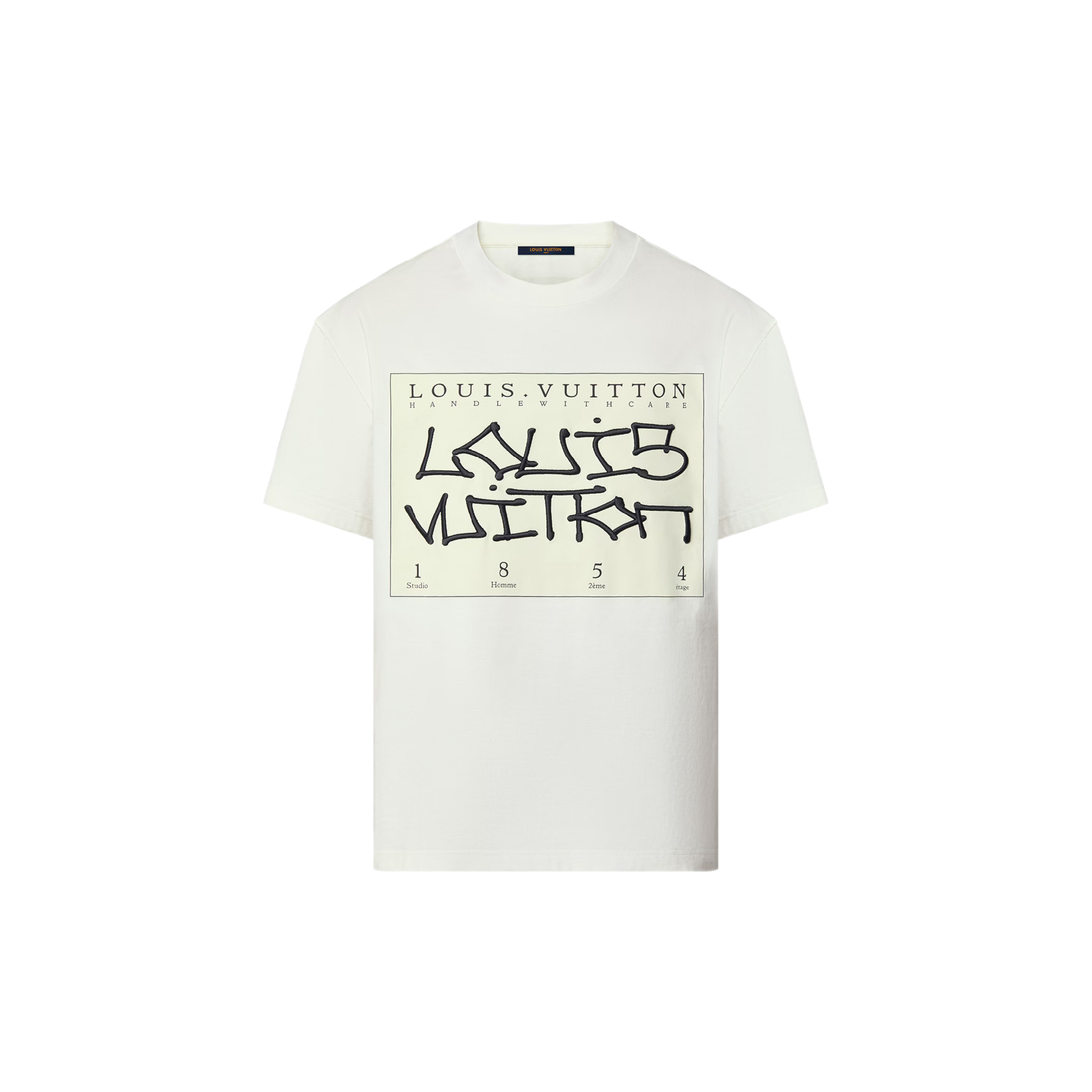 Louis Vuitton Signature Print T-Shirt-01