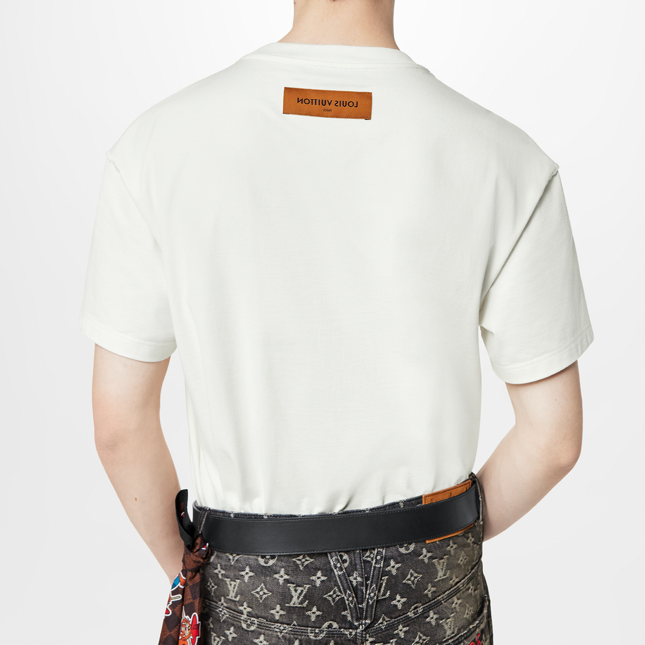 Louis Vuitton Signature Print T-Shirt-03