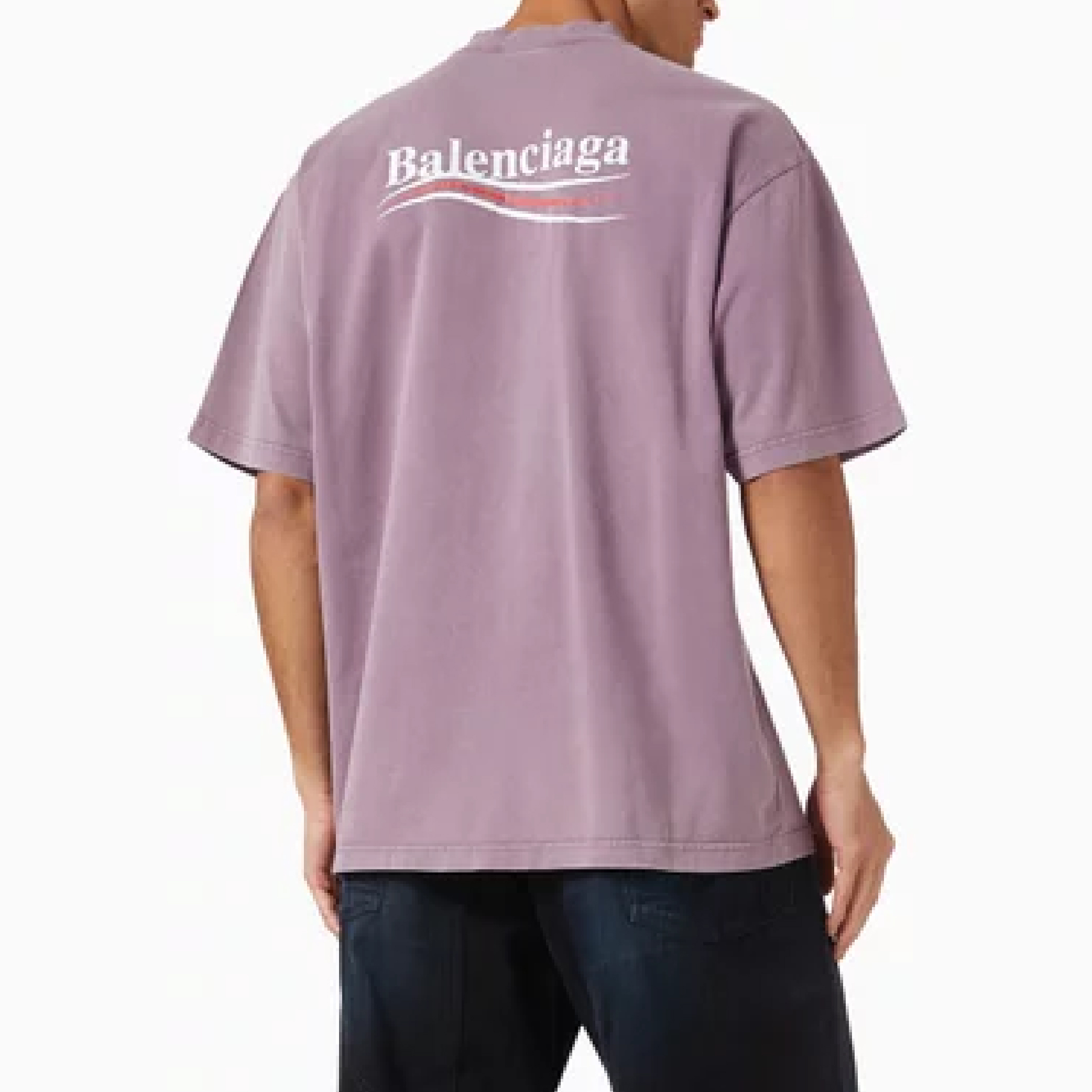 Balenciaga Pink OS Tee-06