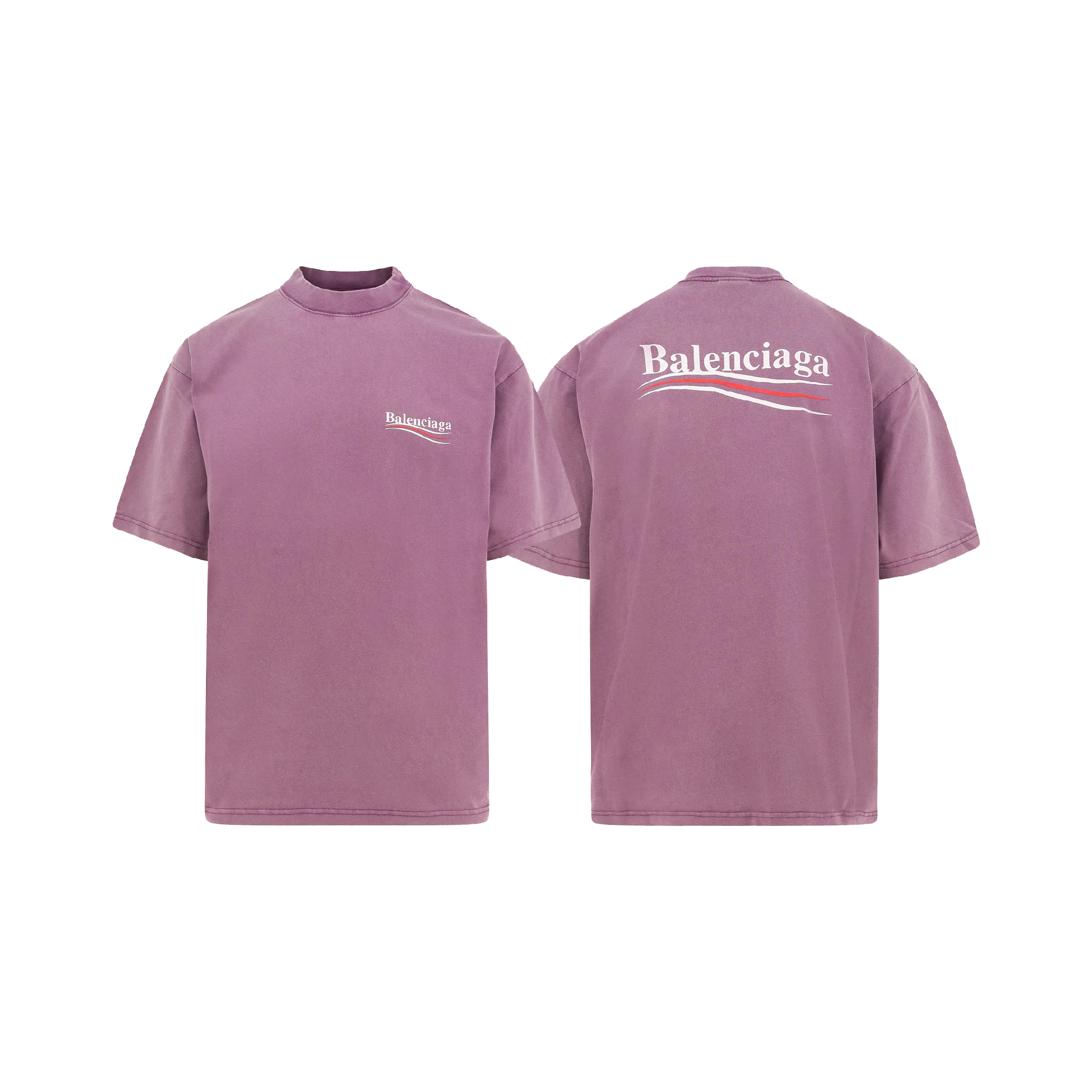 Balenciaga Pink OS Tee-01