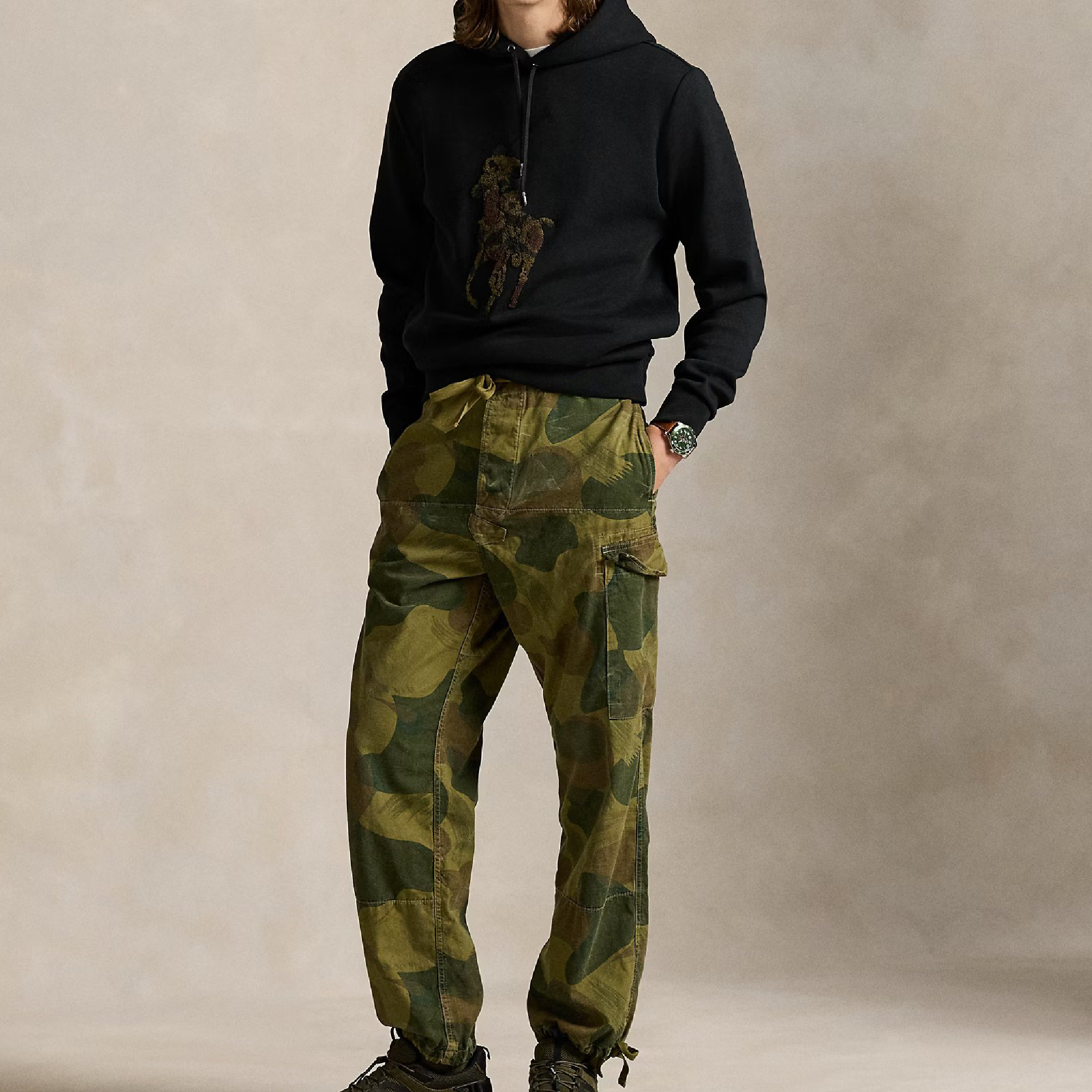 Polo Ralph Lauren Camo Big Pony Double-Knit Hoodie-03
