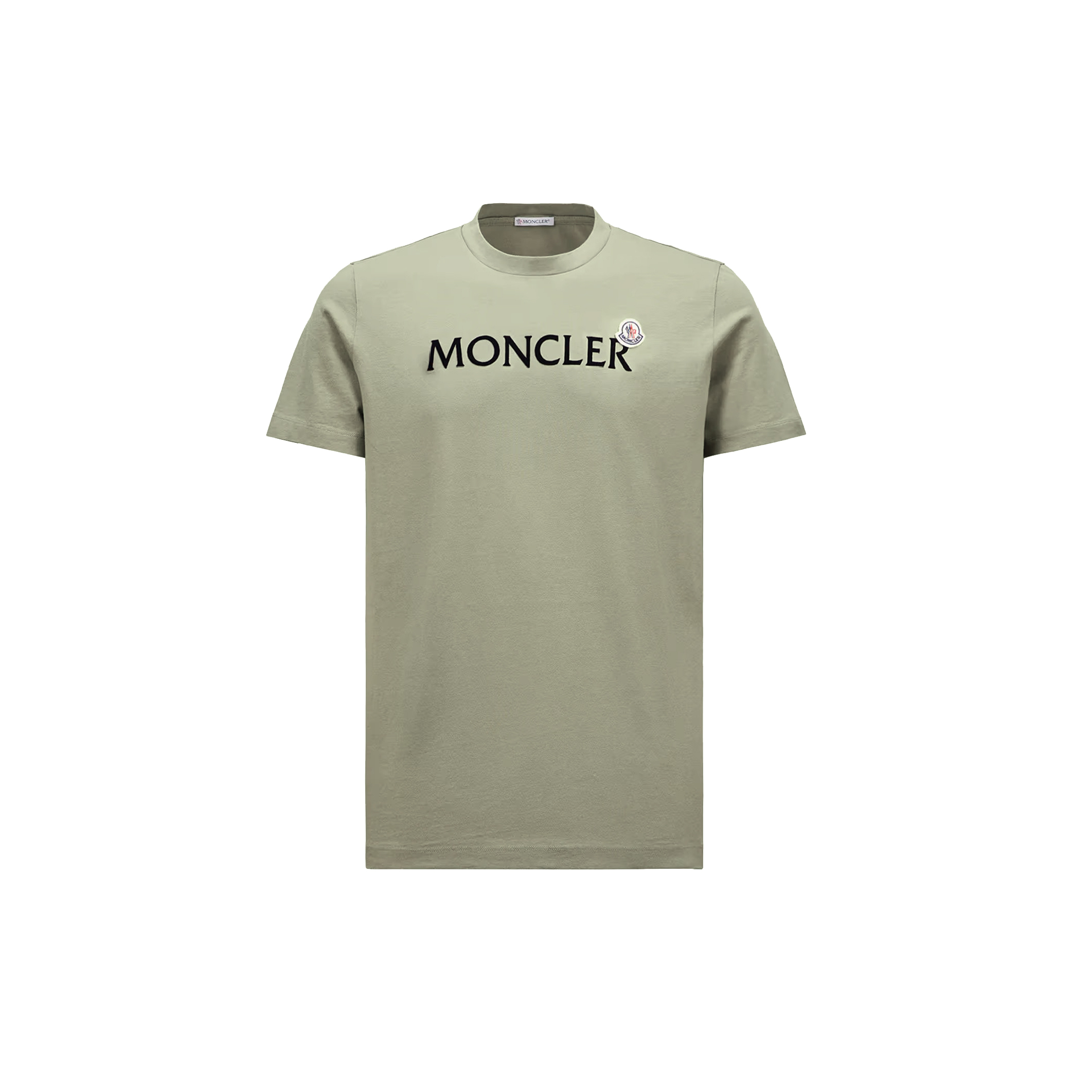 Moncler Flocked Logo Cotton T-Shirt-01