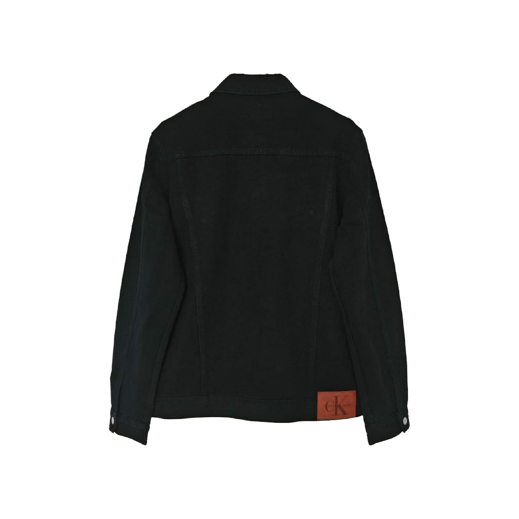 Calvin Klein Classic-Fit Black Denim Trucker Jacket-03