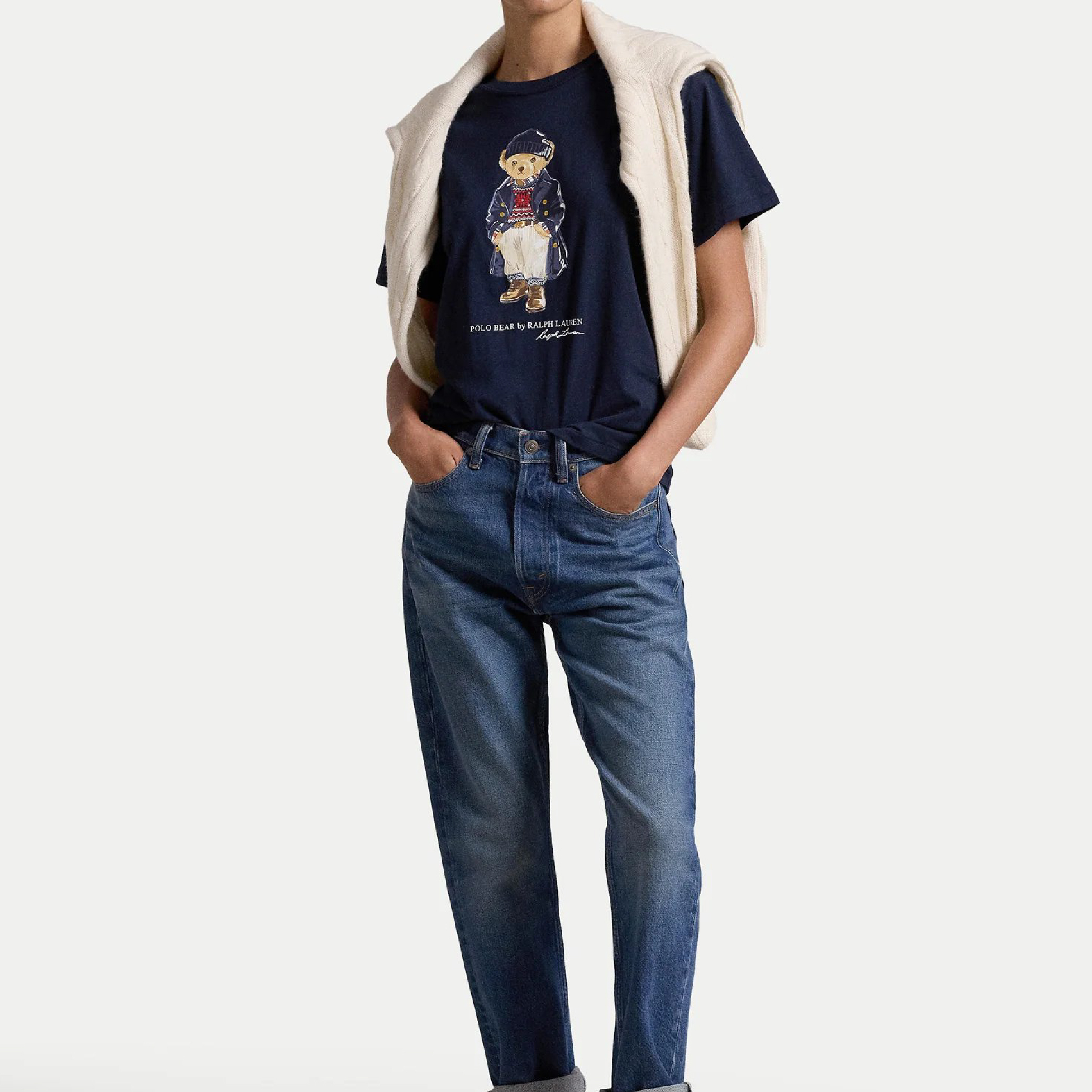 Polo Ralph Lauren T-Shirt 211947944001 Tmavomodrá Regular Fit-05