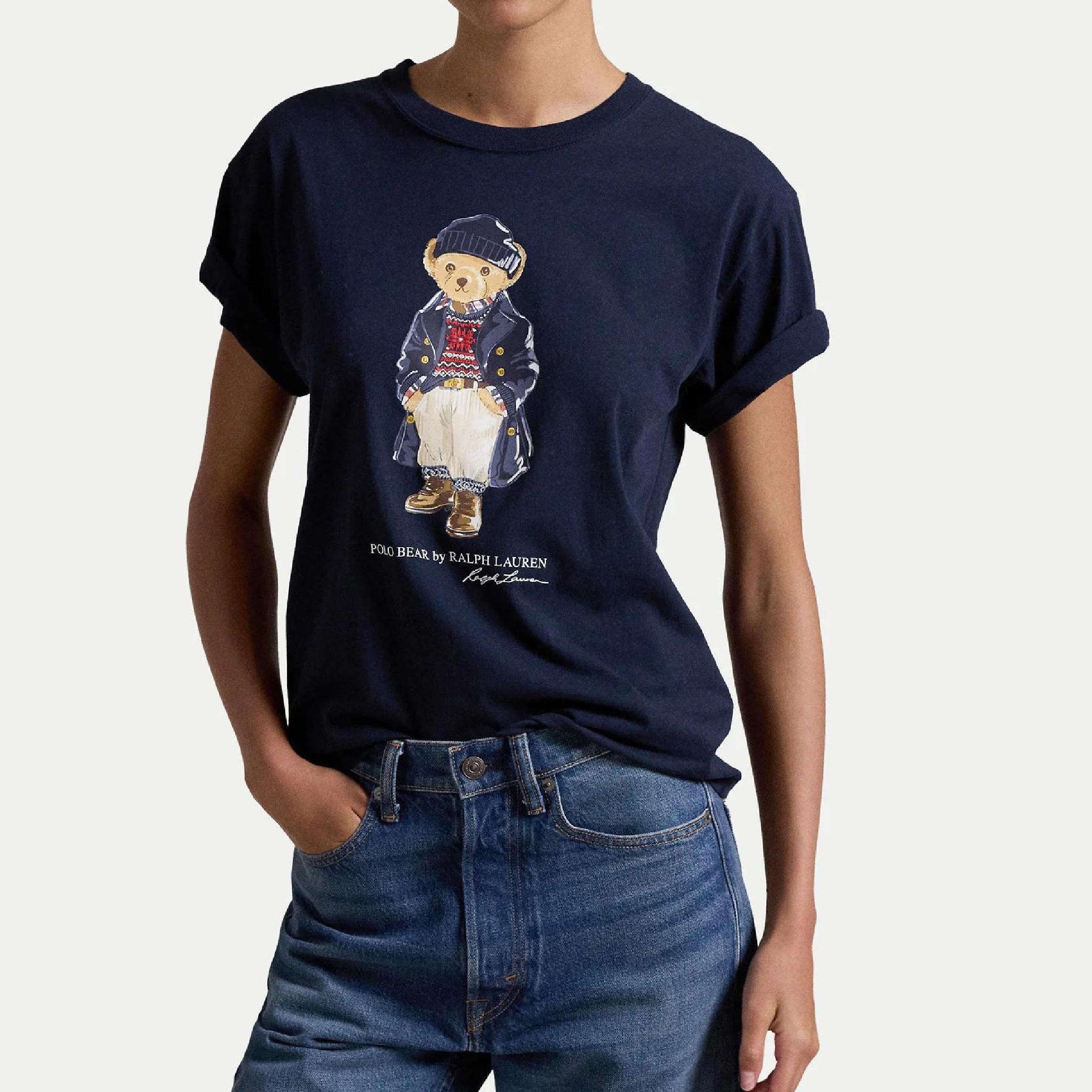 Polo Ralph Lauren T-Shirt 211947944001 Tmavomodrá Regular Fit-03