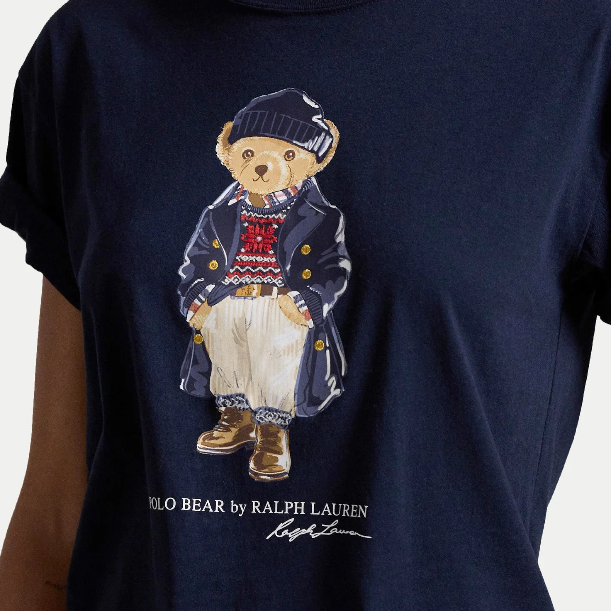 Polo Ralph Lauren T-Shirt 211947944001 Tmavomodrá Regular Fit-02