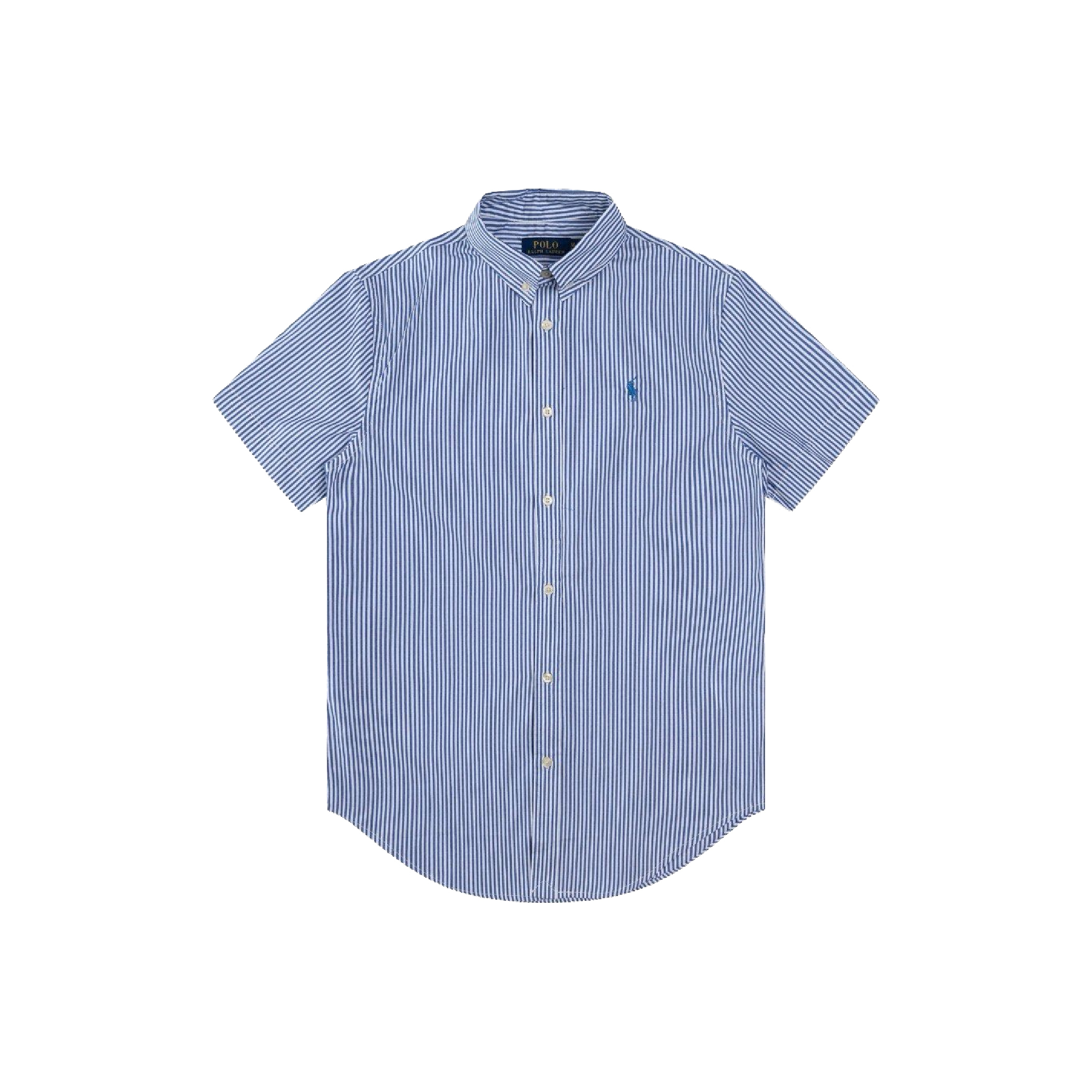 Ralph Lauren Basic Color Small Pony SS Oxford Shirt-02