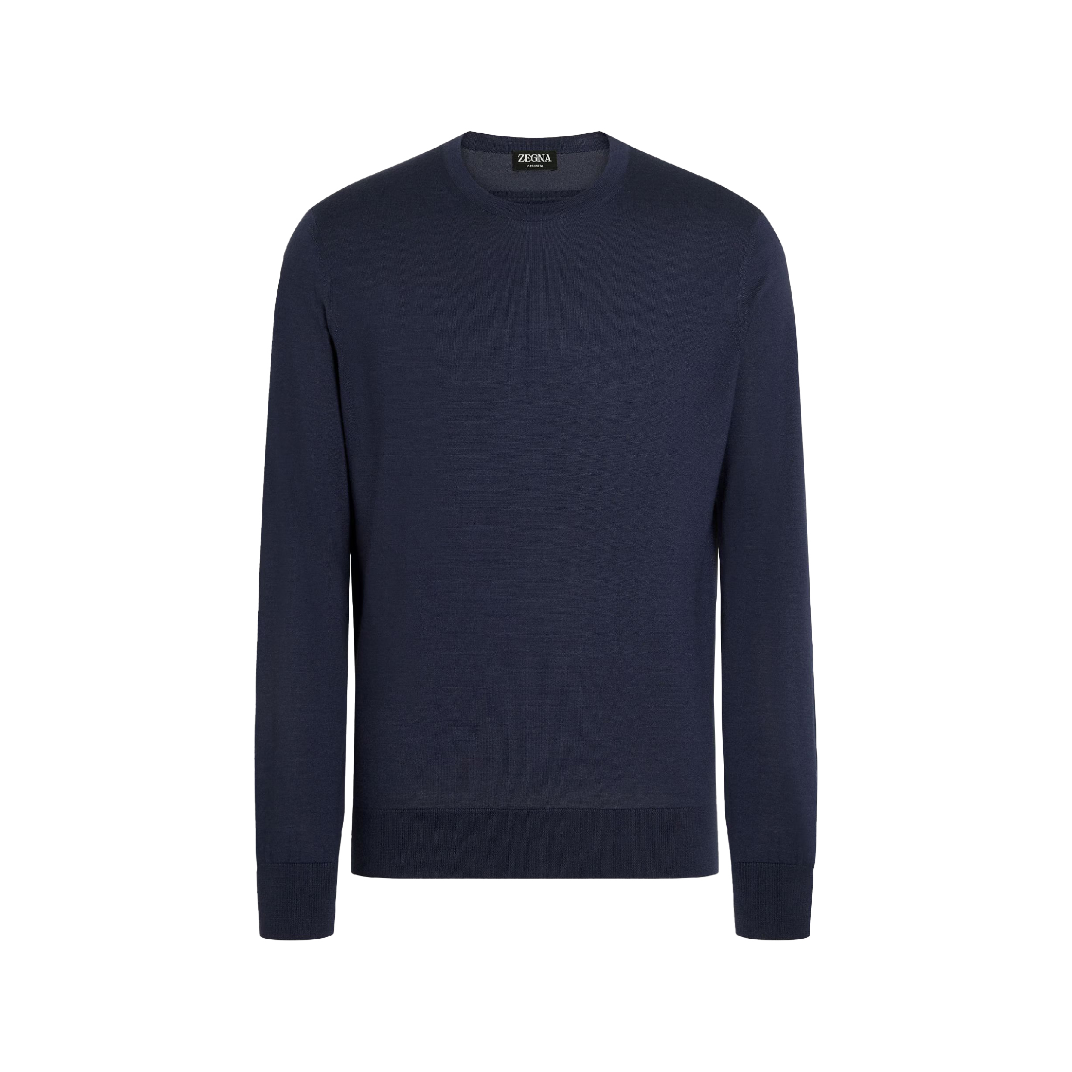 ZEGNA Mélange Cashseta Crewneck-02
