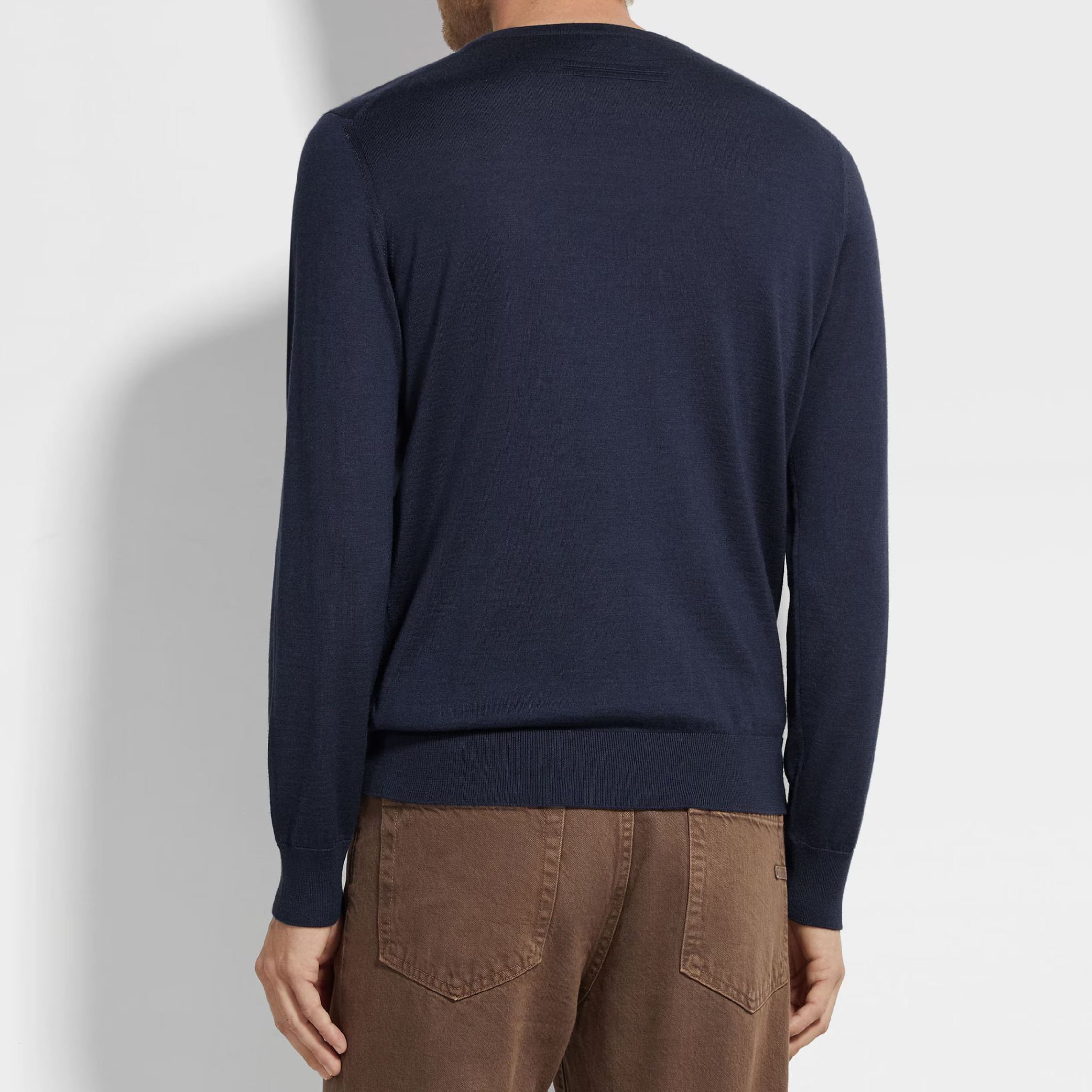 ZEGNA Mélange Cashseta Crewneck-06