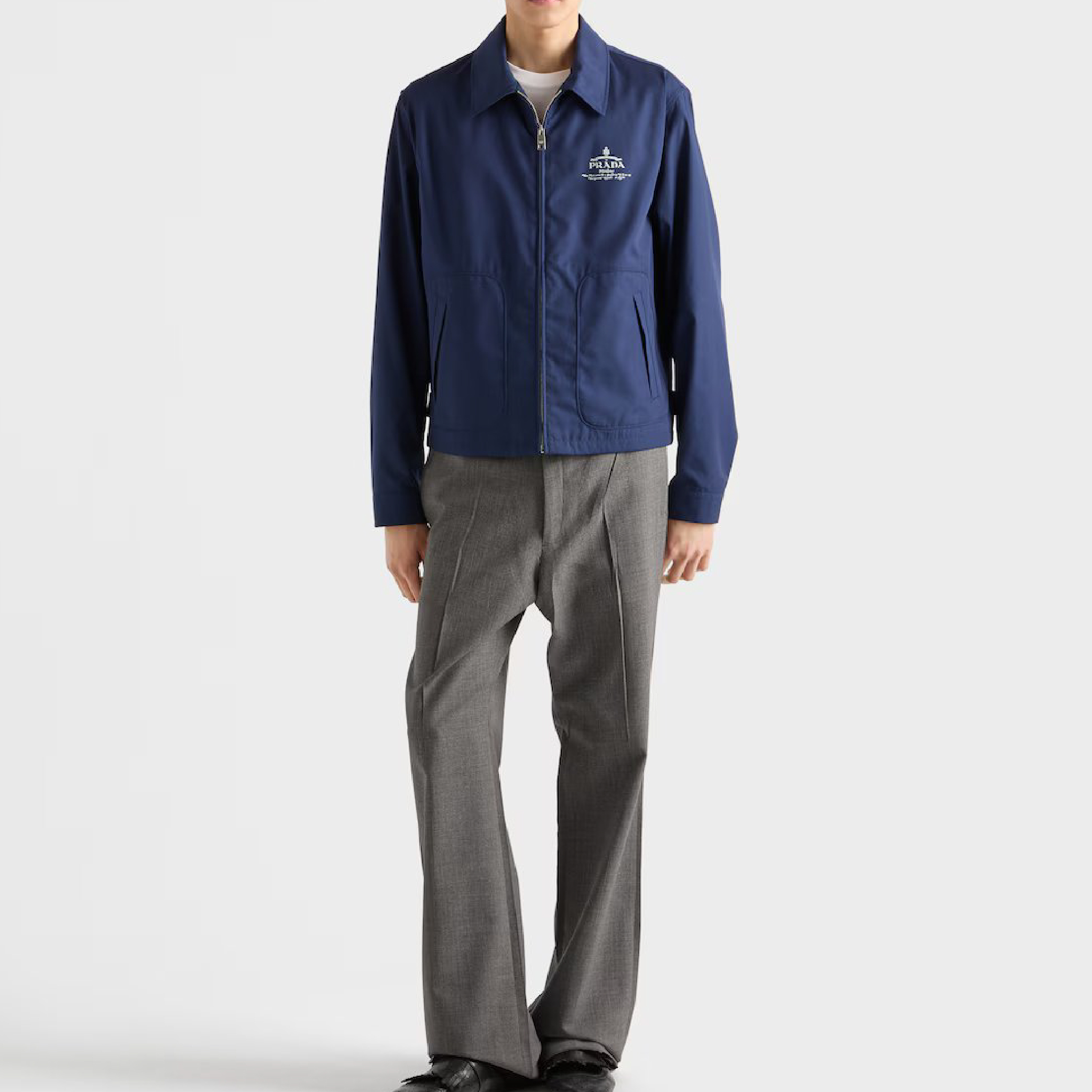 PRADA Cotton blend blouson jacket 2-04