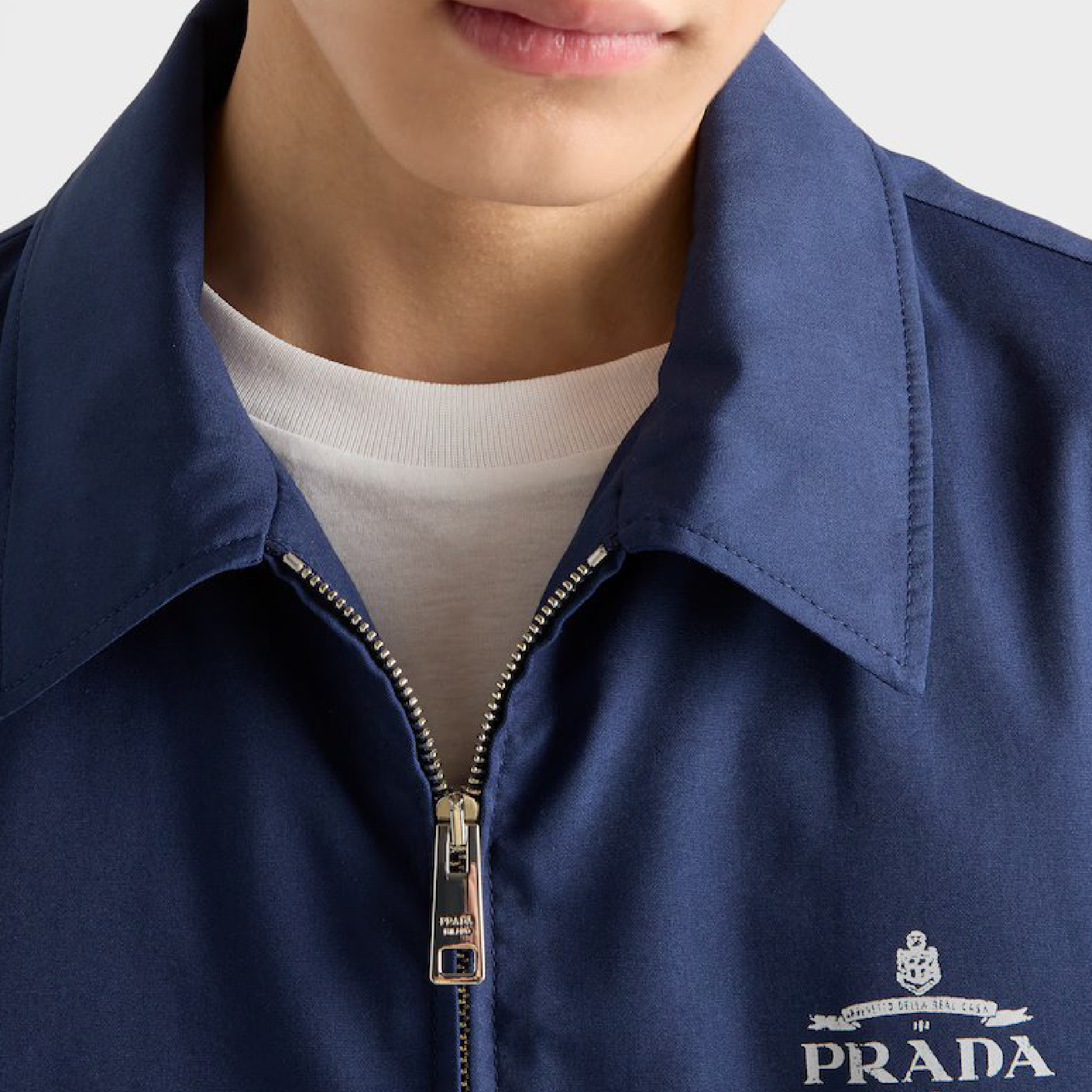 PRADA Cotton blend blouson jacket 2-02