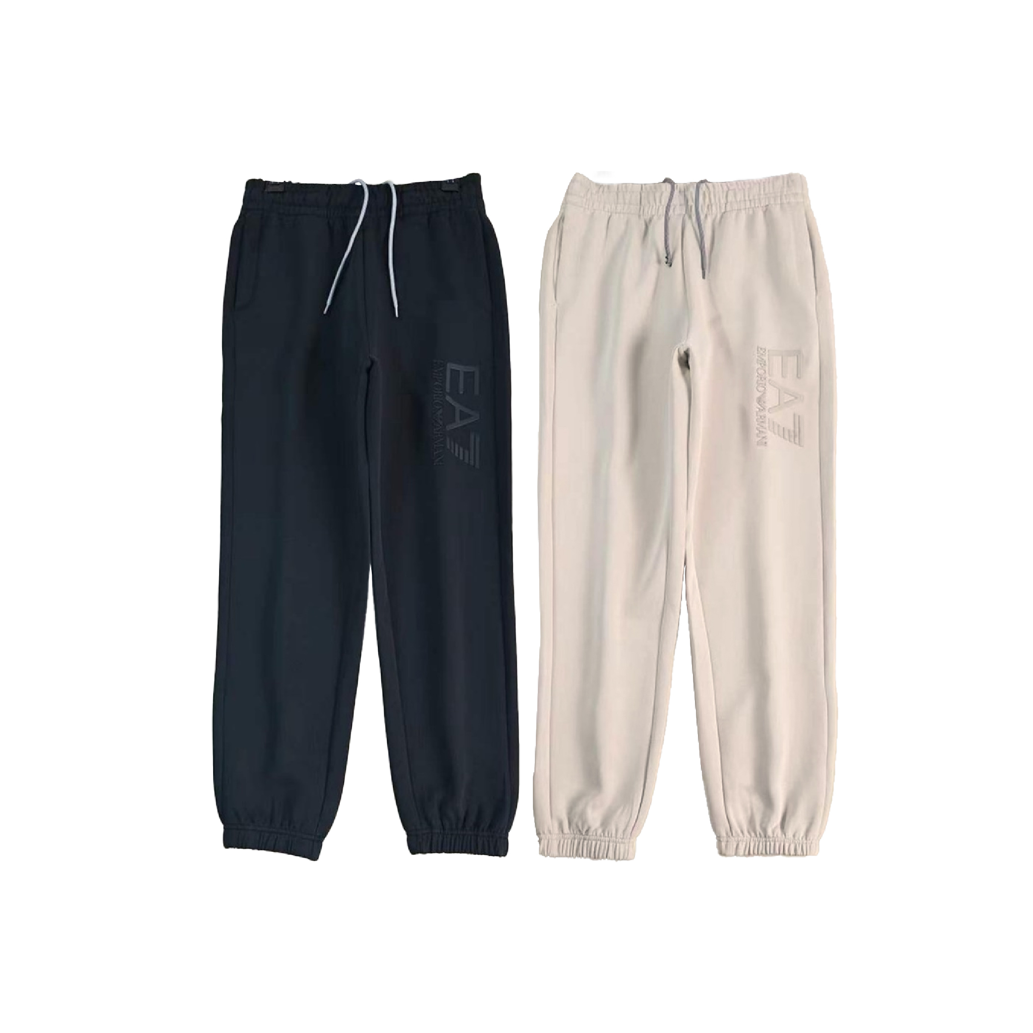 Emporio Armani EA7 Embossed Logo Jogger Pants-01