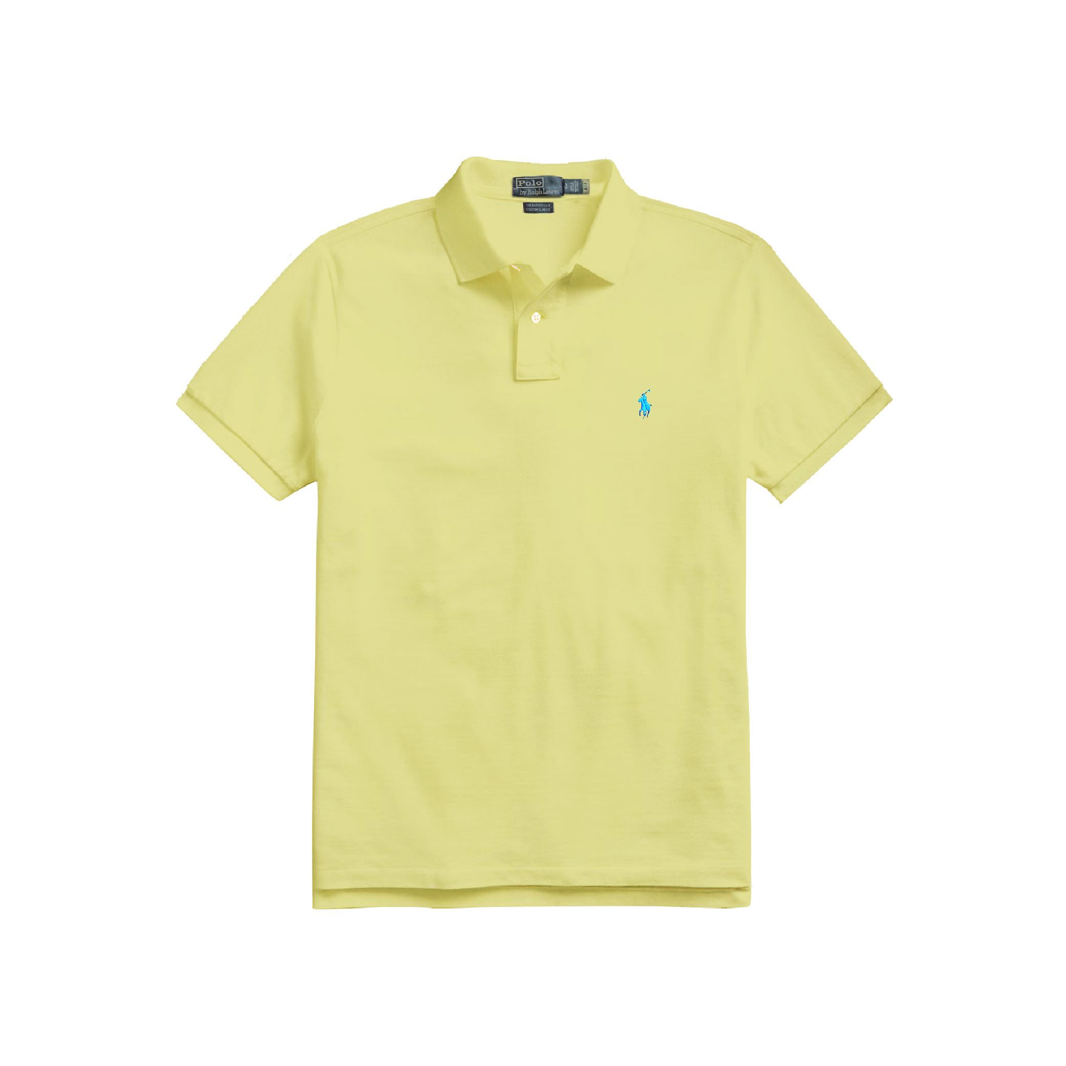 Raph Lauren Custom Slim Fit Mesh Polo Shirt-02