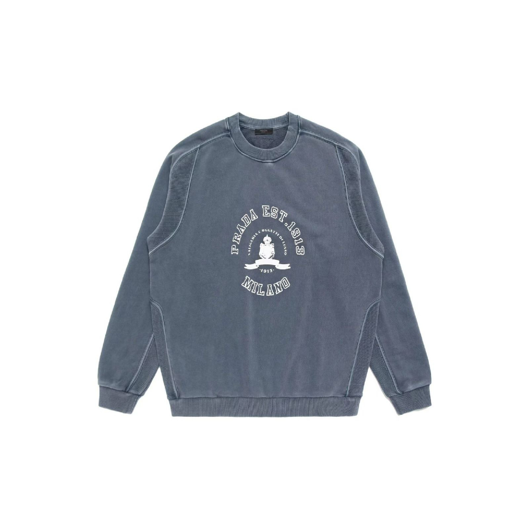 Prada Vintage Printed Logo Sweatshirt-01