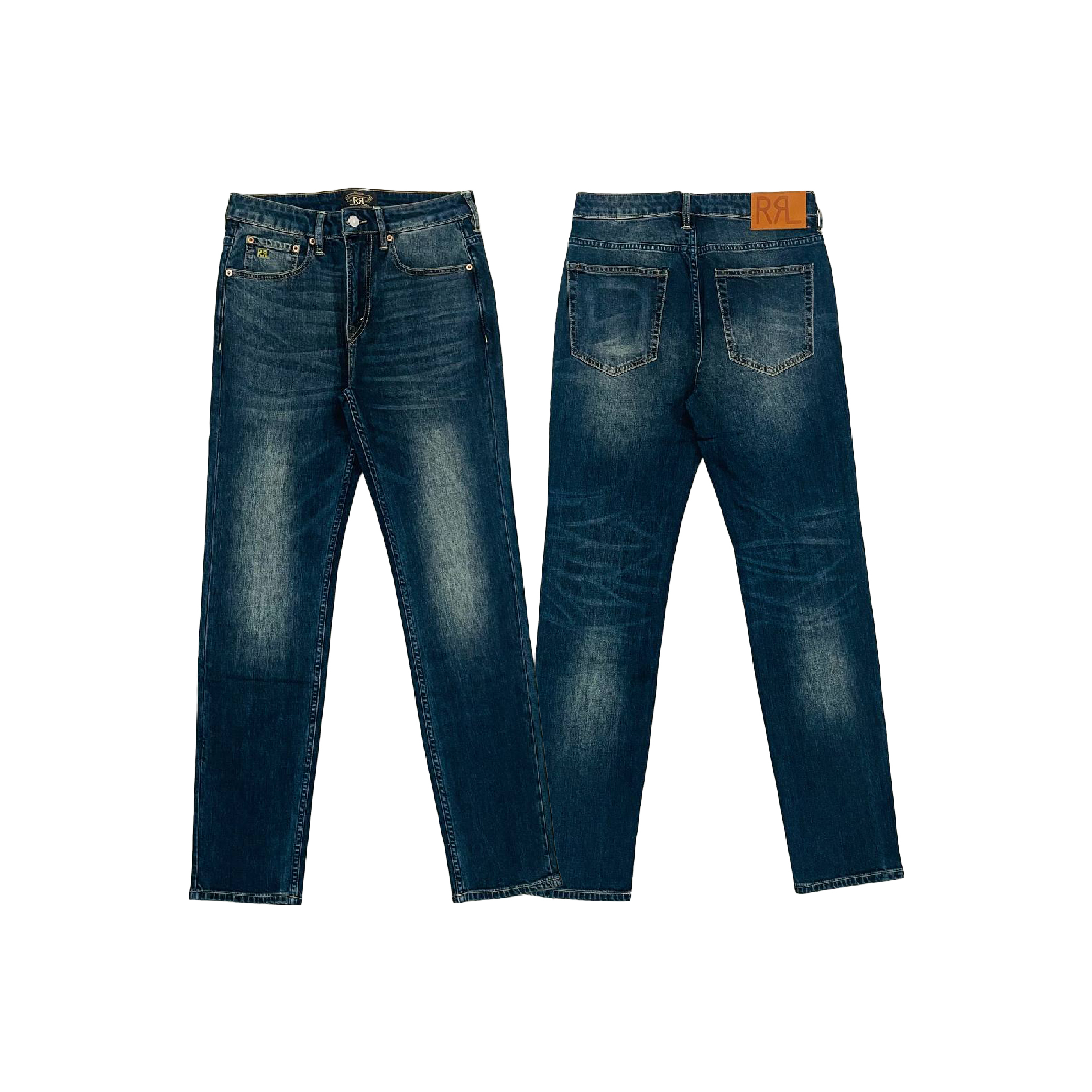 Ralph Lauren Dark Indigo Washed Denim Jeans (1)
