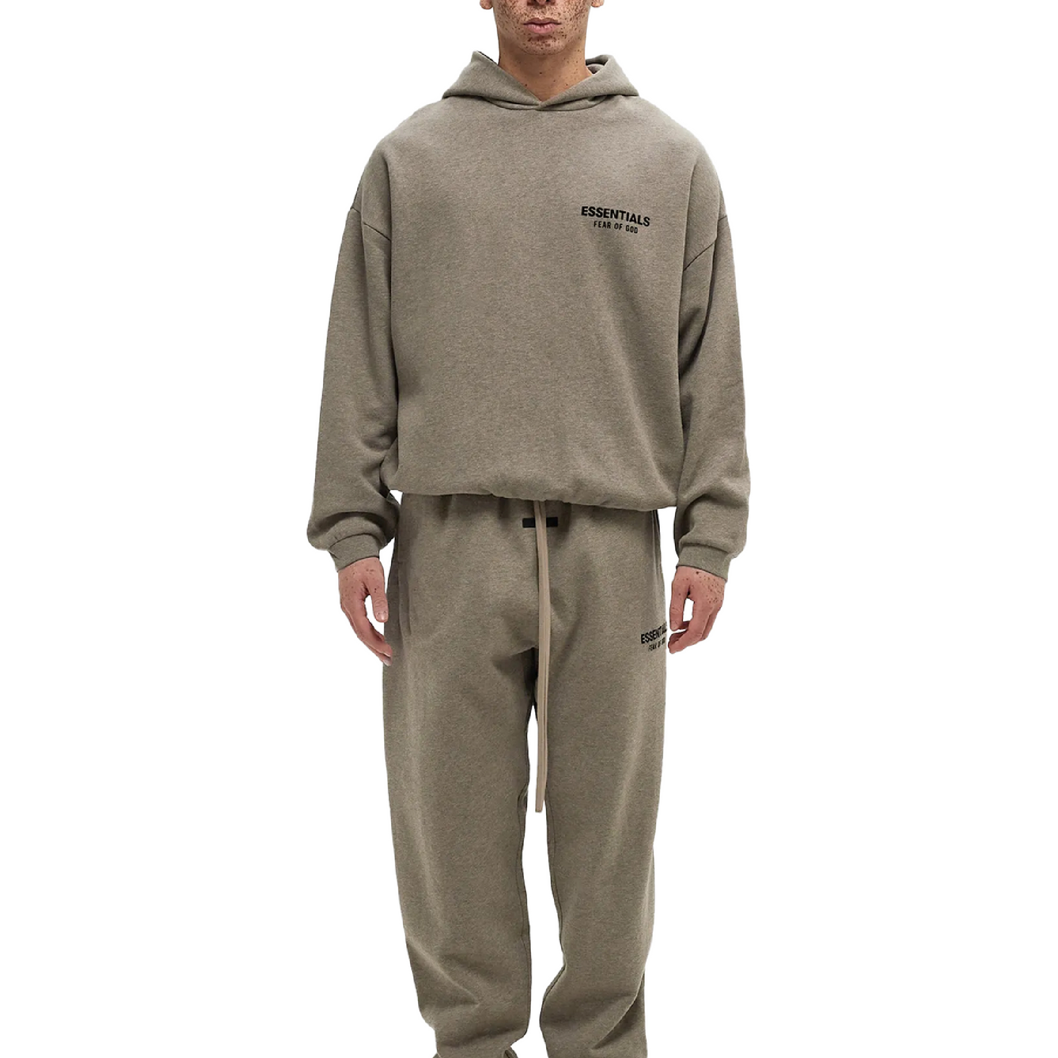 Fear of God Essentials Core Logo Fleece Hoodie-18