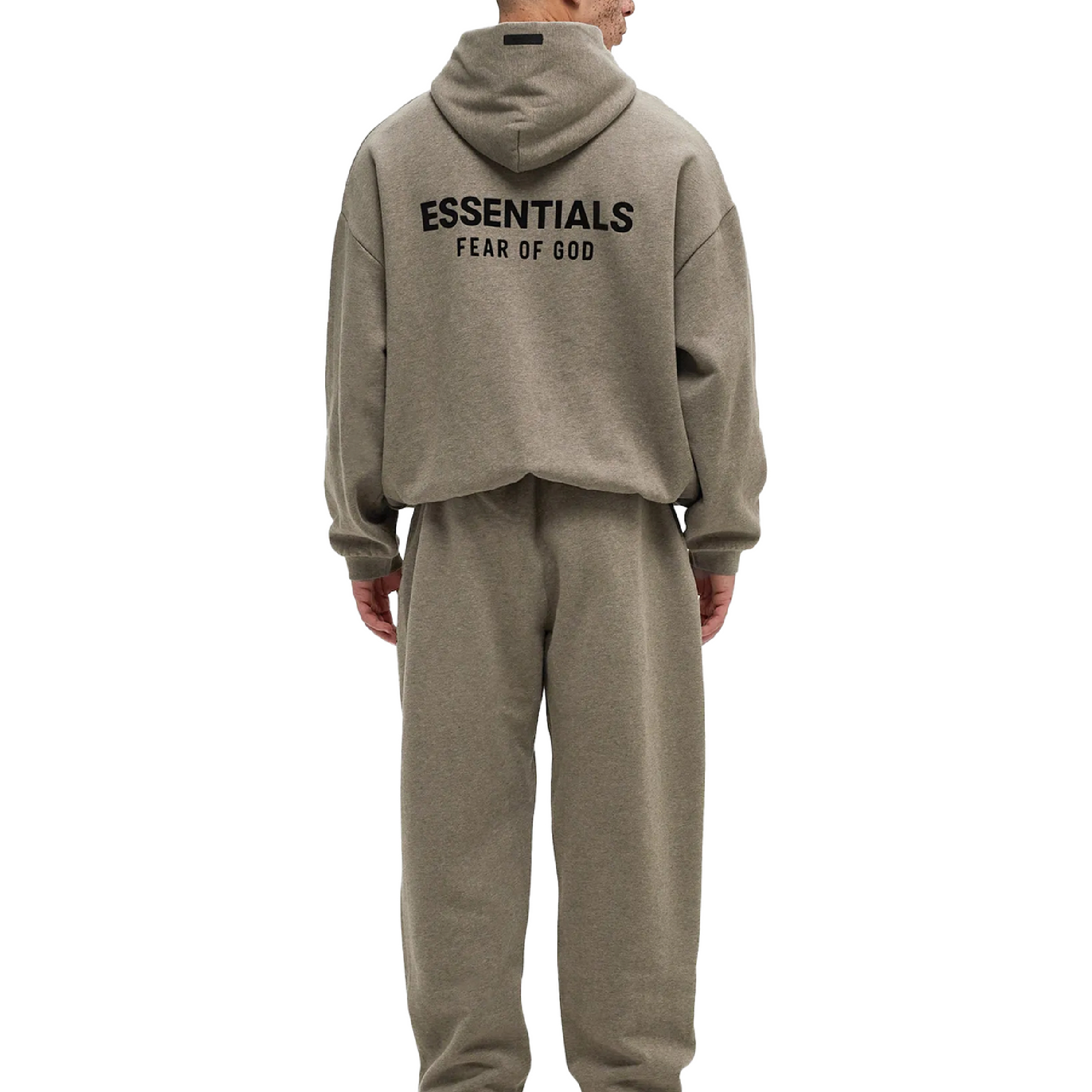Fear of God Essentials Core Logo Fleece Hoodie-19
