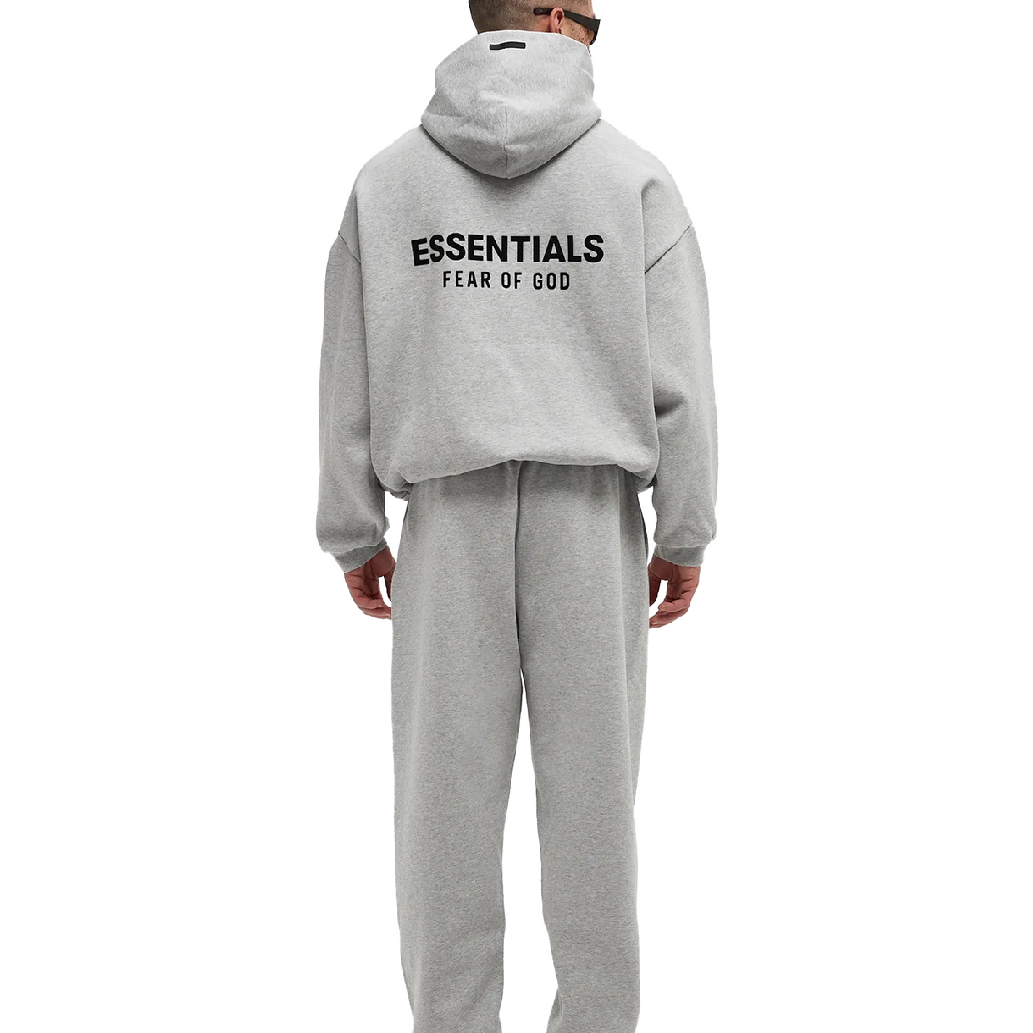 Fear of God Essentials Core Logo Fleece Hoodie-17