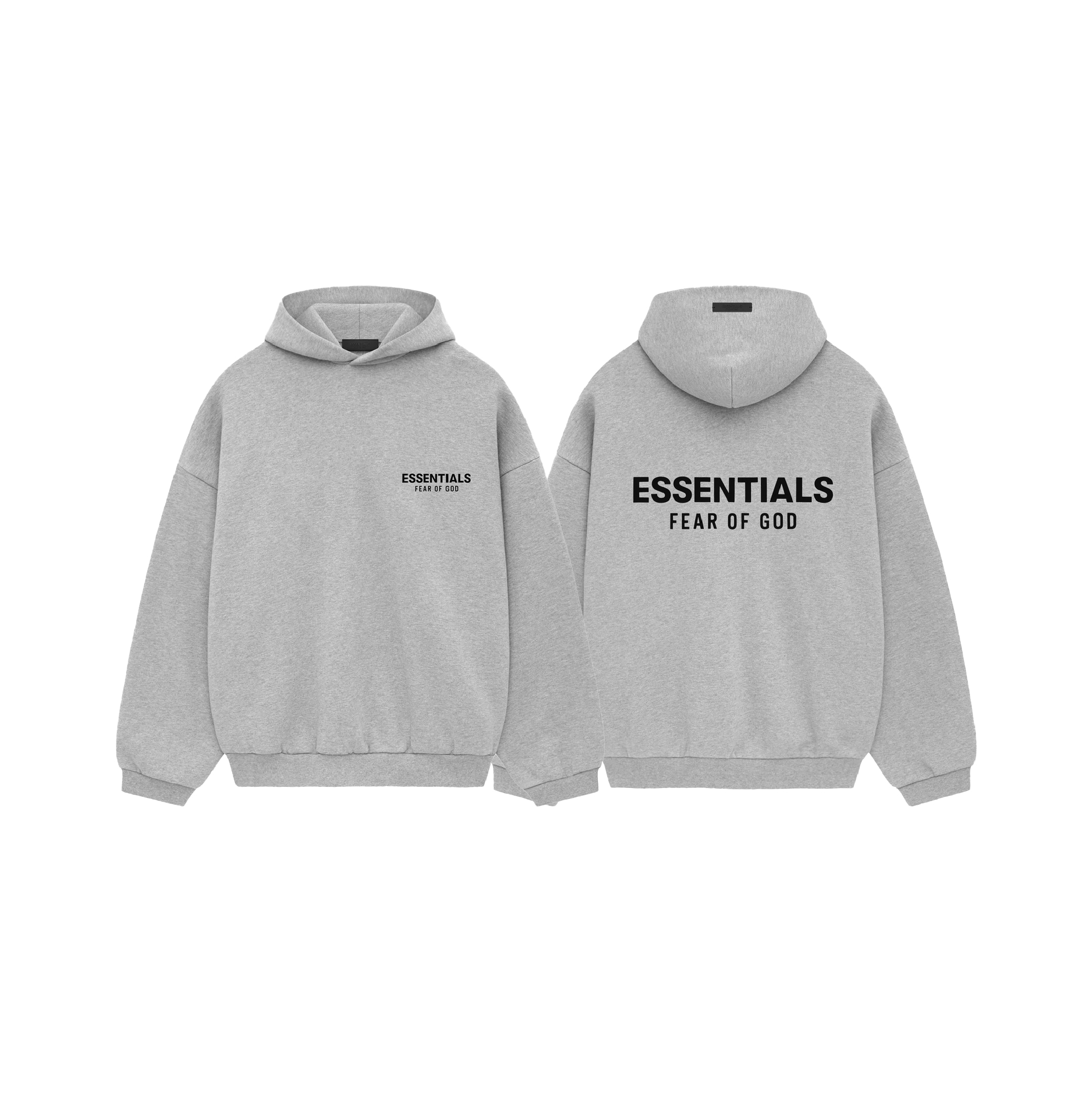 Fear of God Essentials Core Logo Fleece Hoodie-05