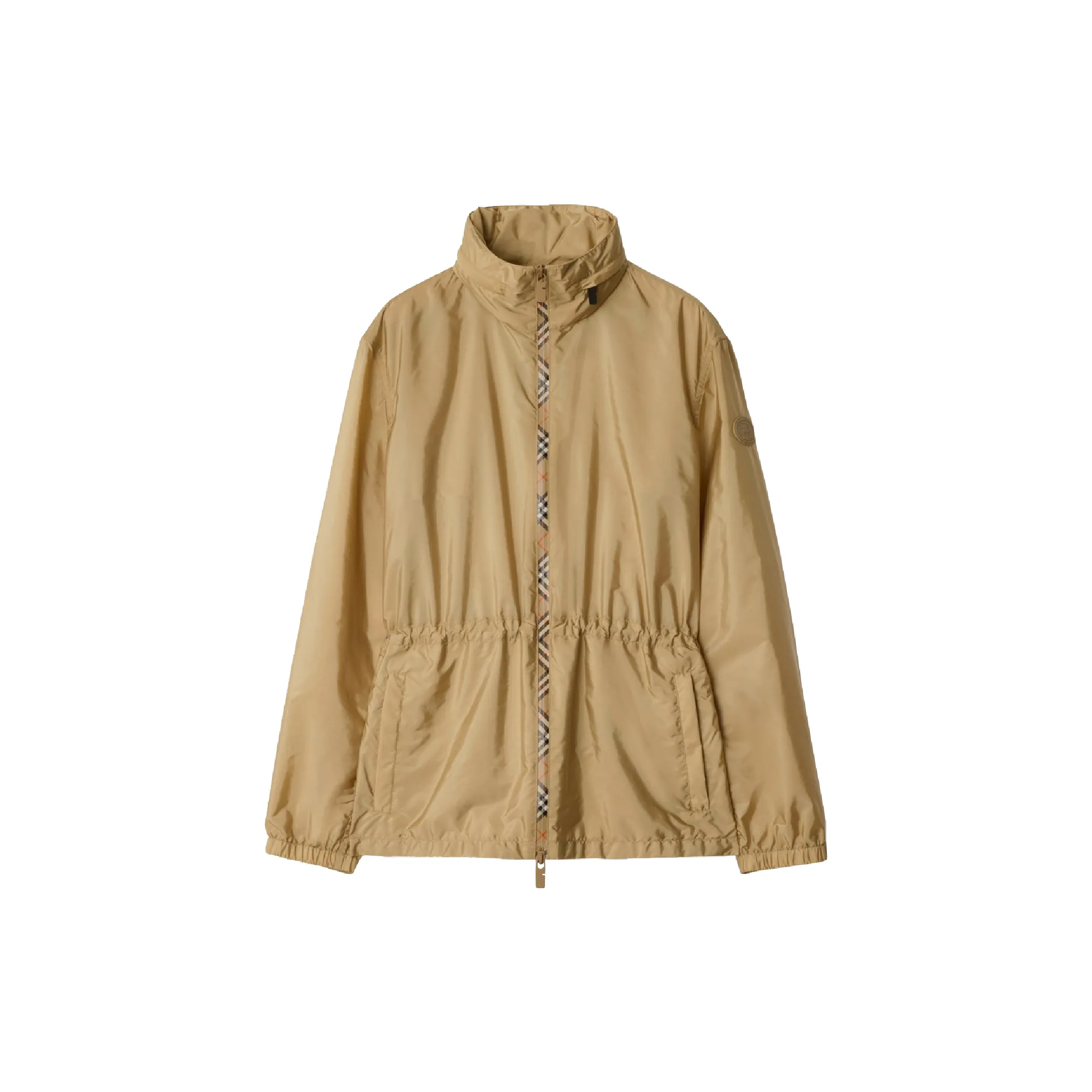 Burberry Short Checker-tape Nylon Parka-01