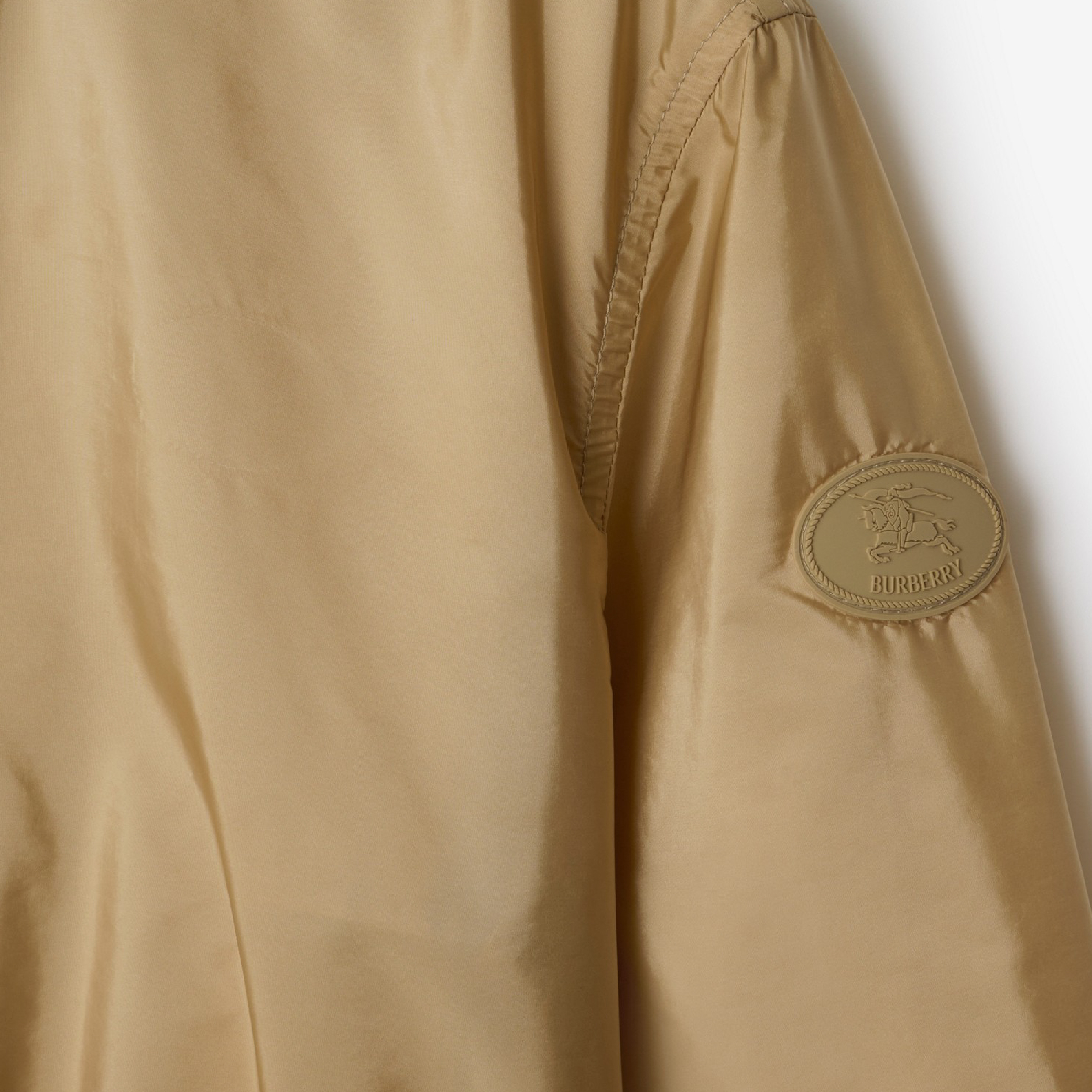 Burberry Short Checker-tape Nylon Parka-02