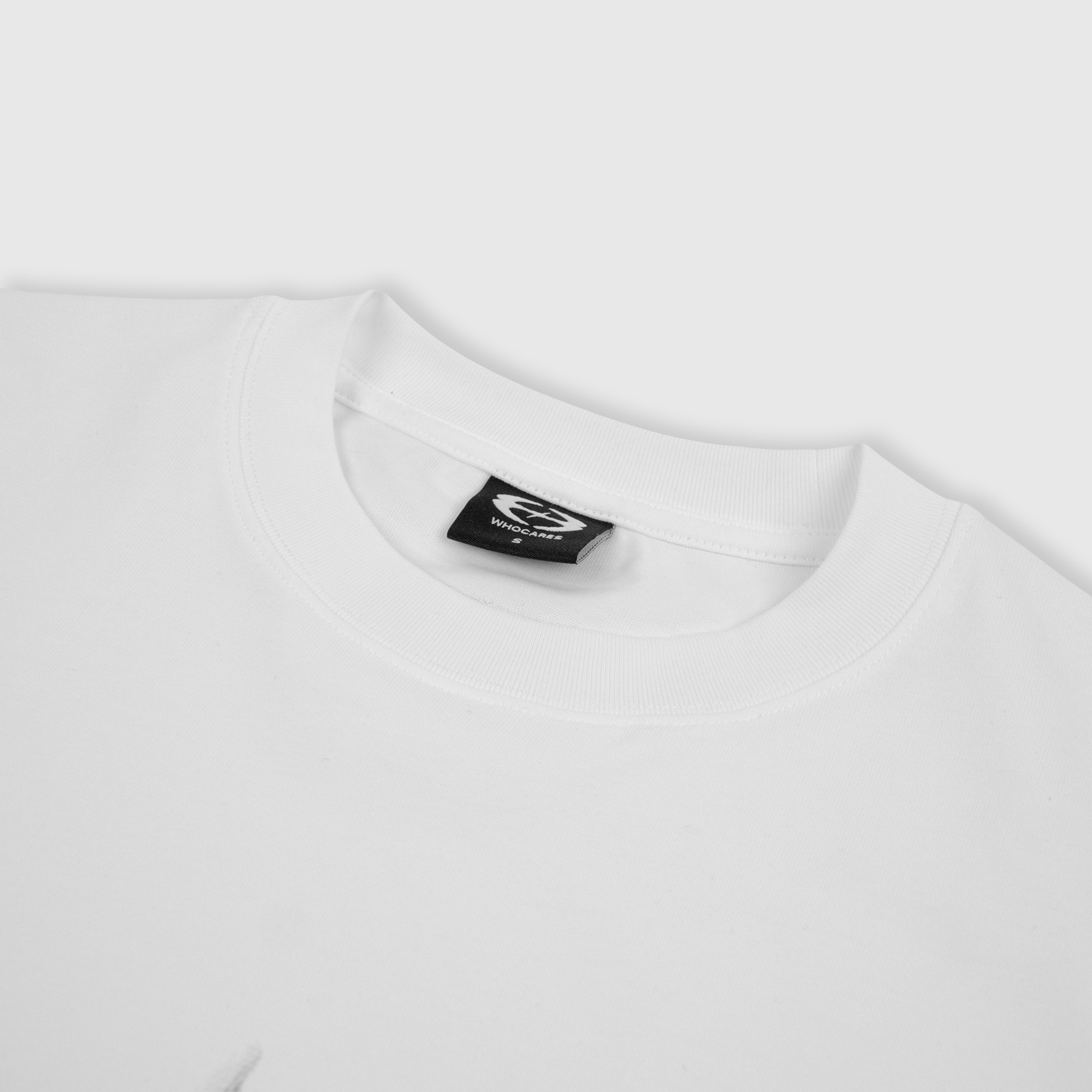Smoke Logo Tee (White)_CL02