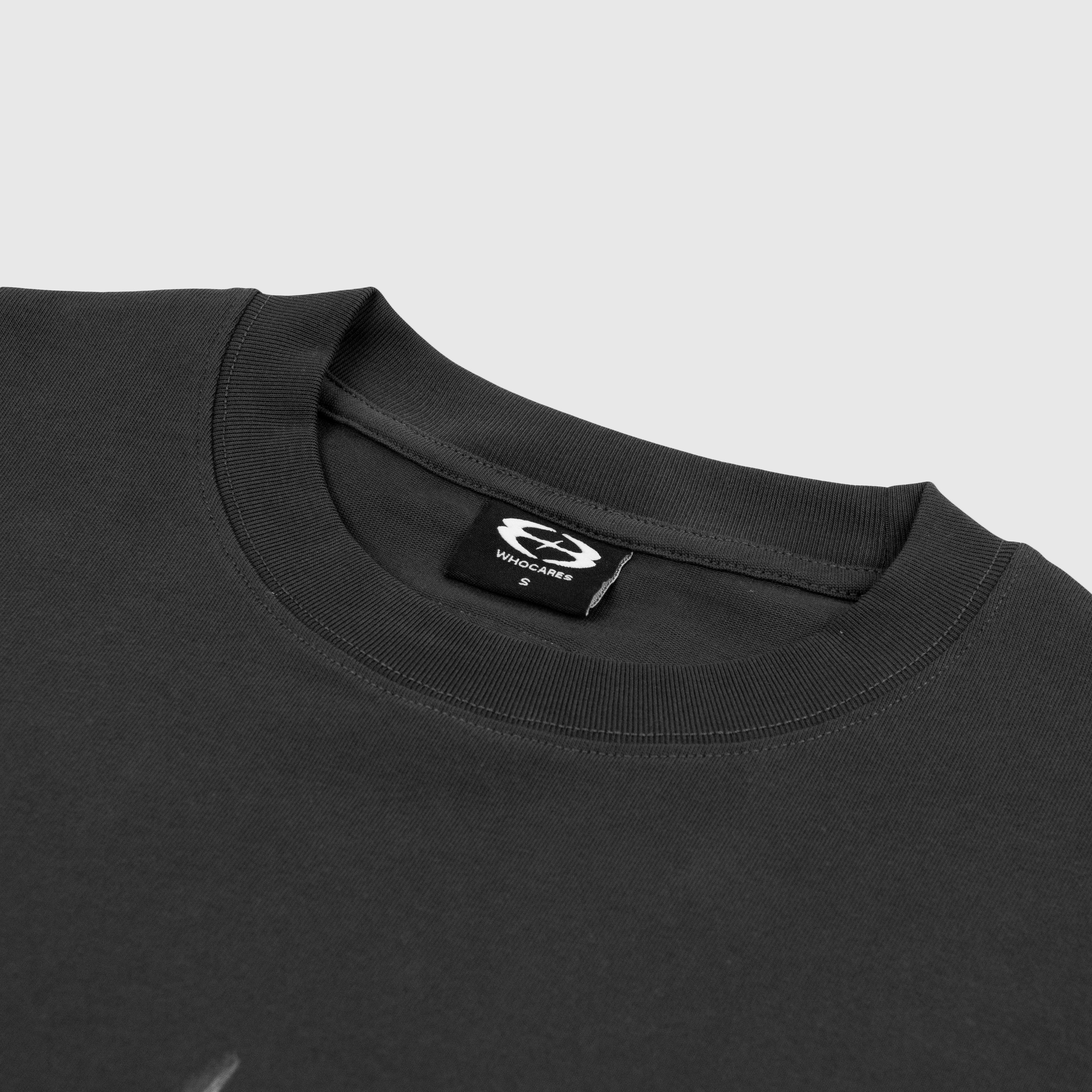 Smoke Logo Tee (Black)_CL02