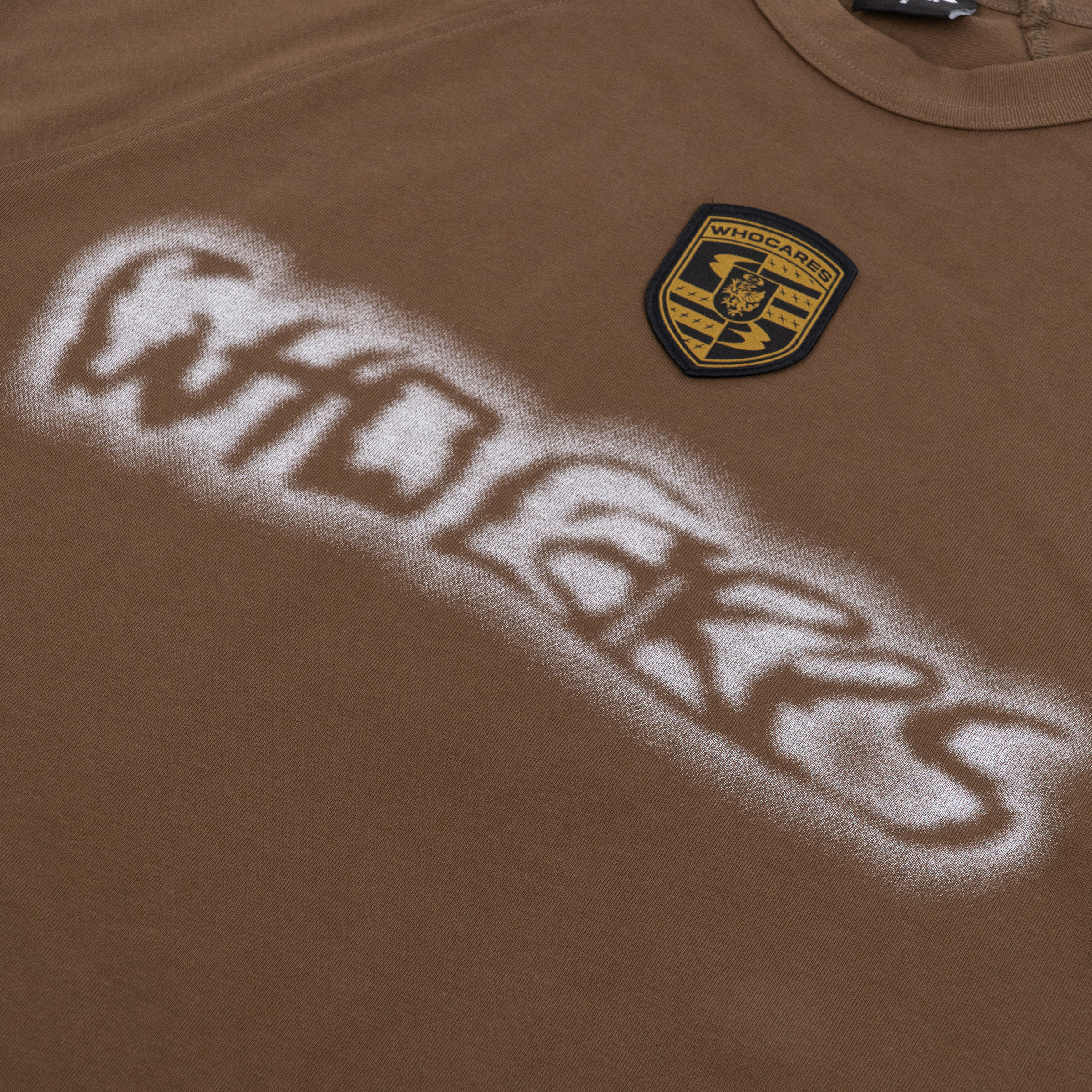 Distorted Logo Tee (Brown)_CL04