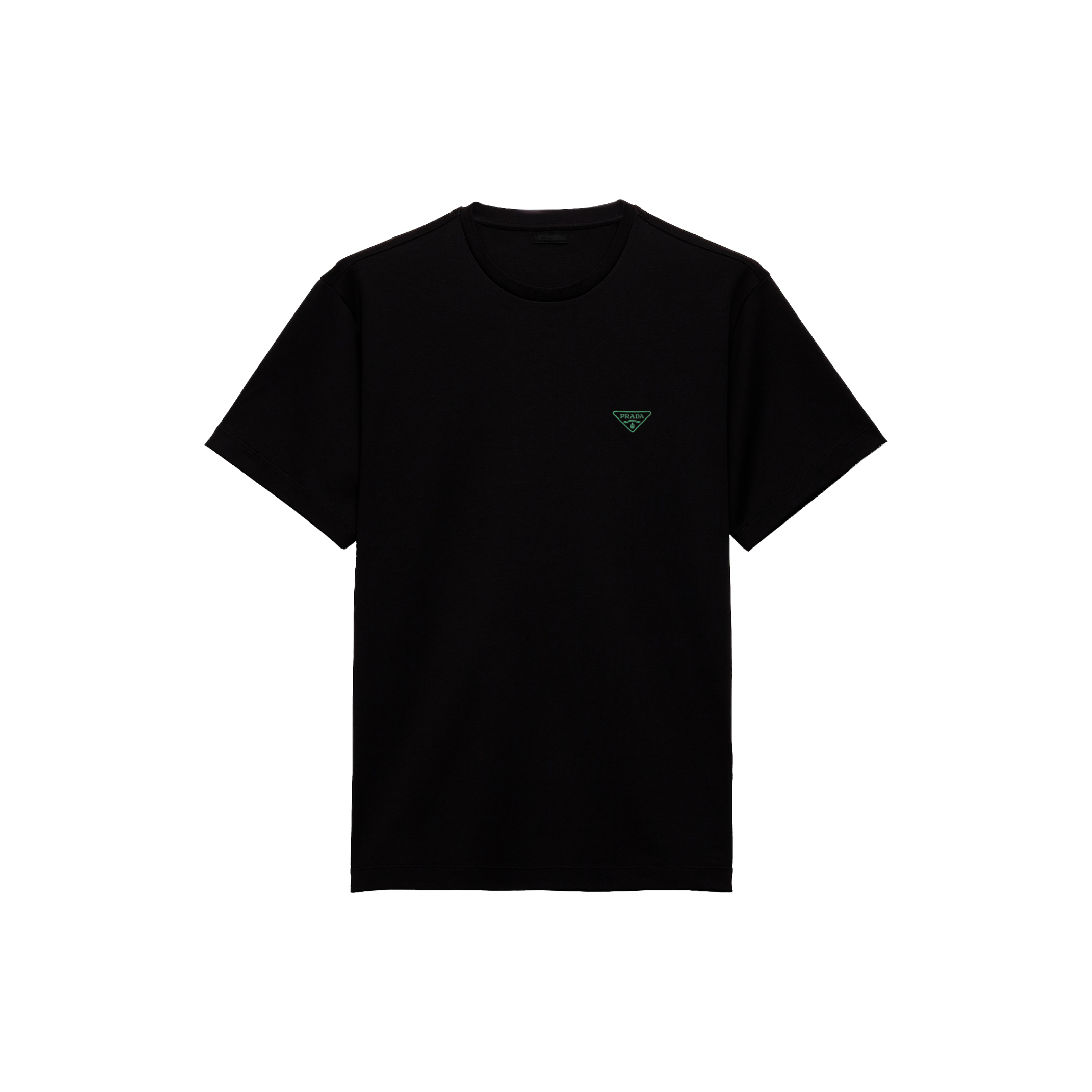 Prada Green Logo Tee-01