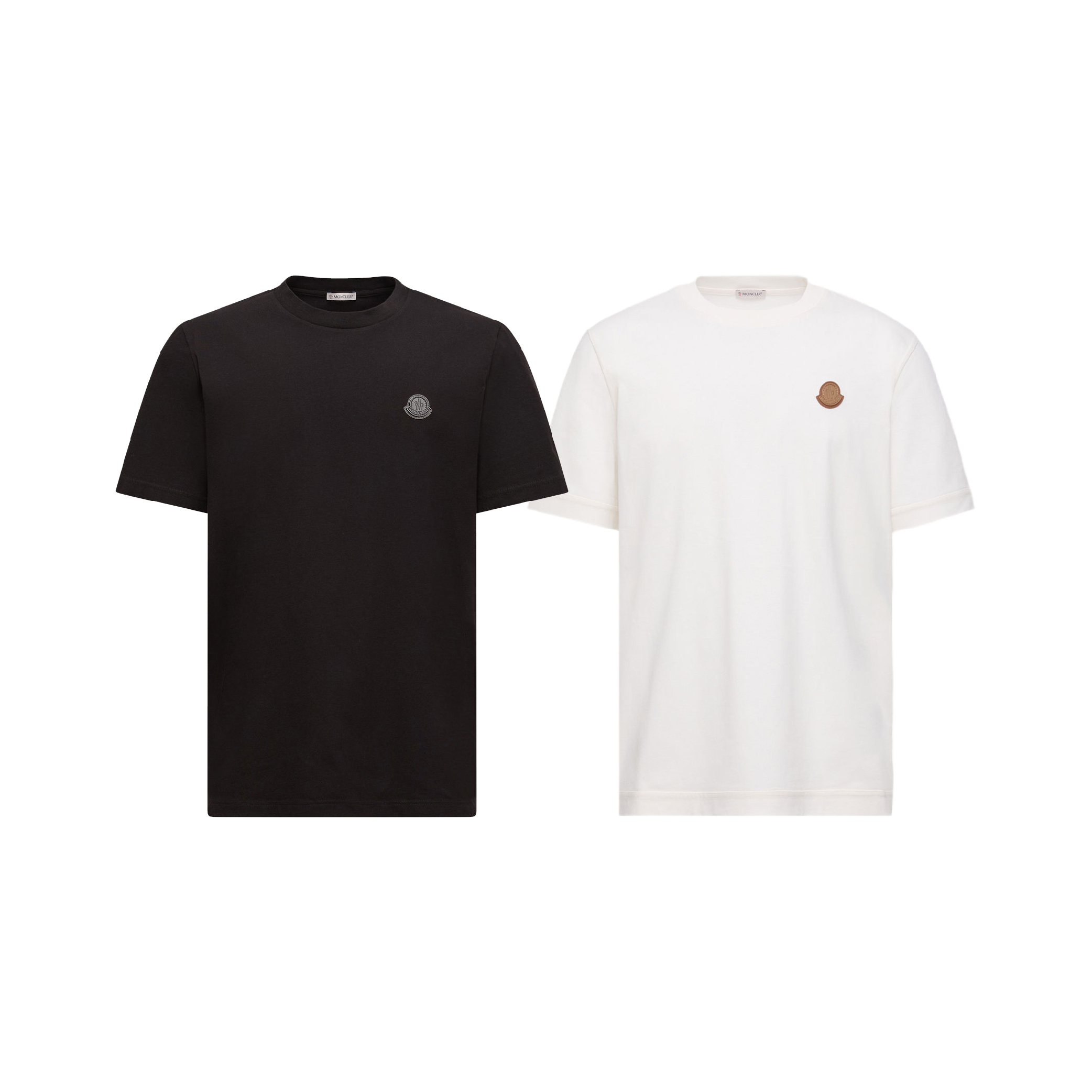 Monclerr Logo Patch Cotton T-Shirt-01