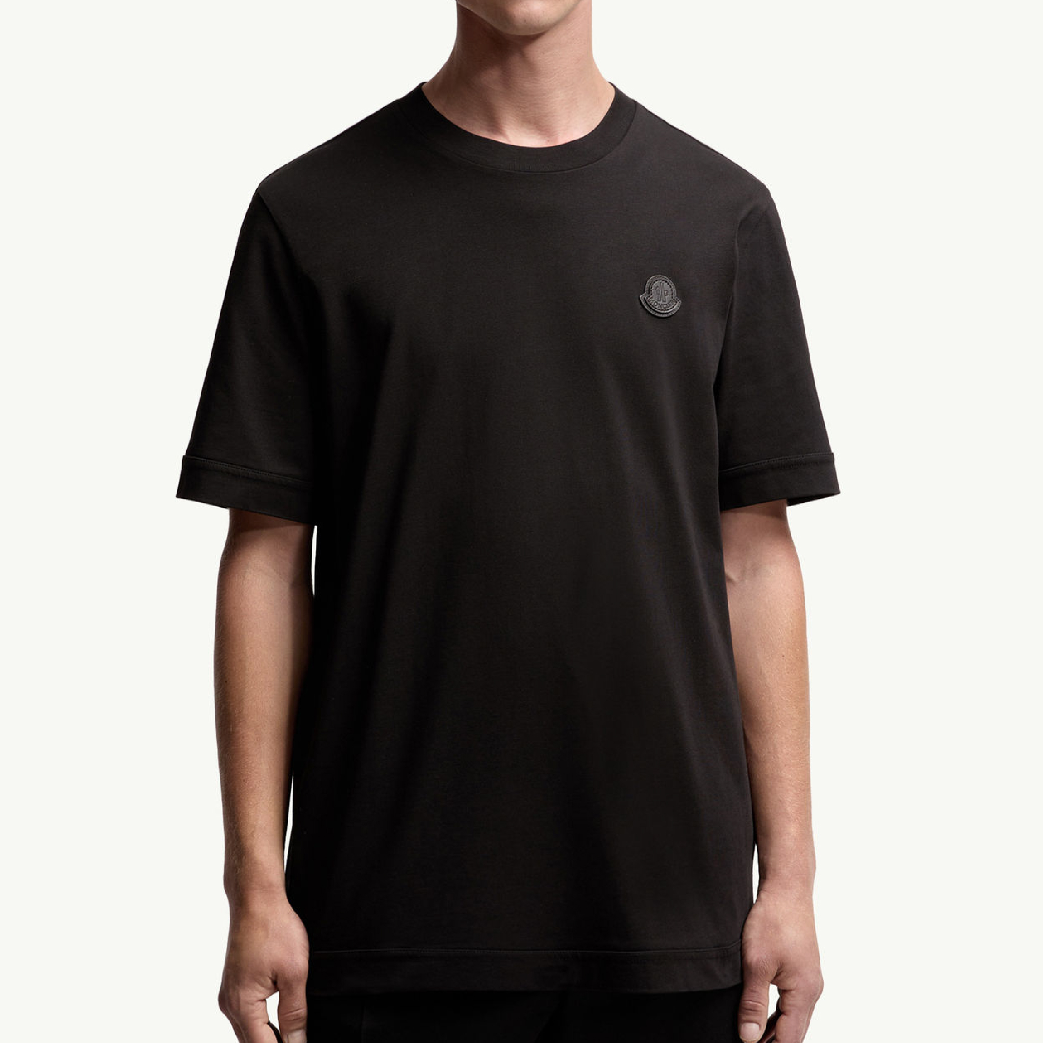 Monclerr Logo Patch Cotton T-Shirt-07