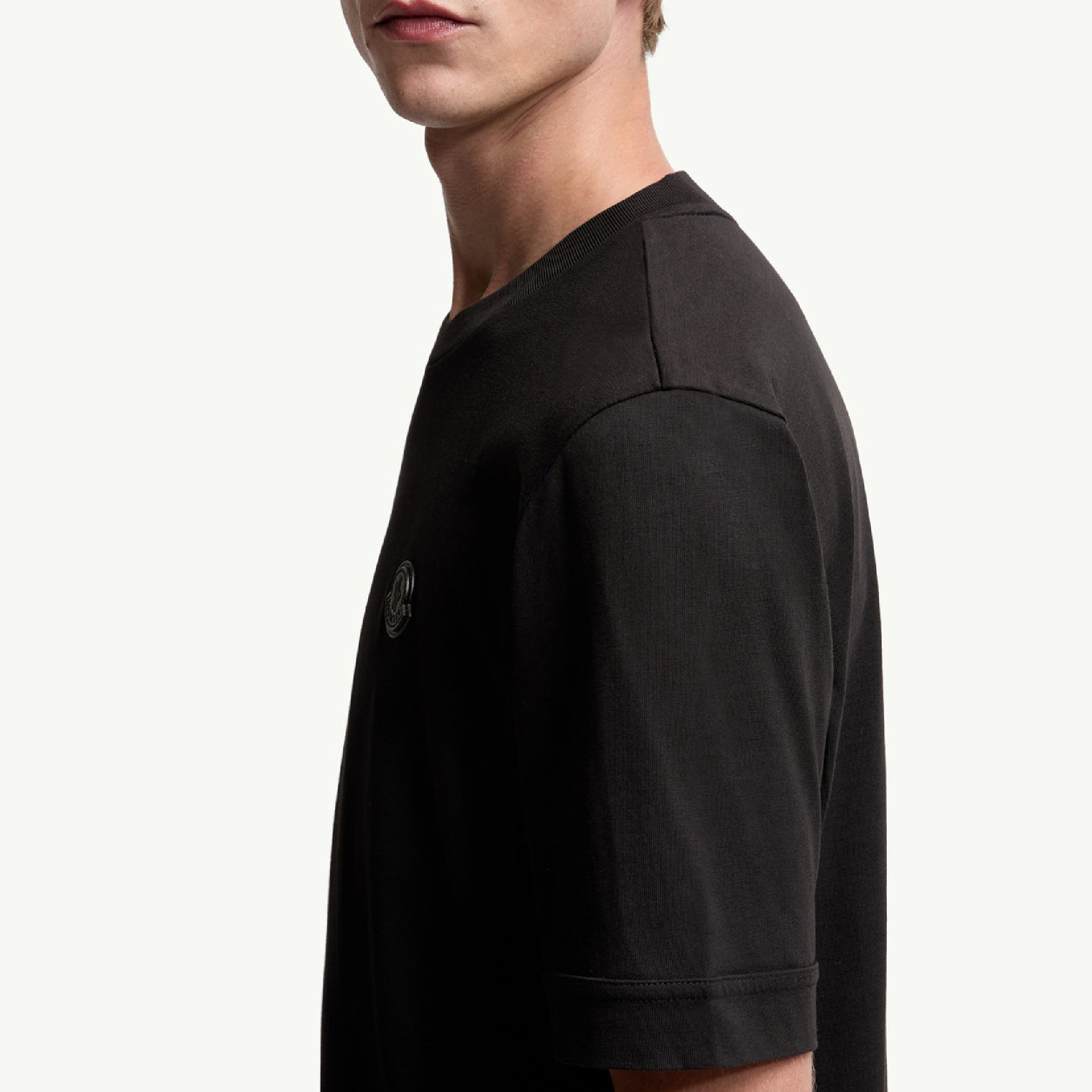 Monclerr Logo Patch Cotton T-Shirt-06