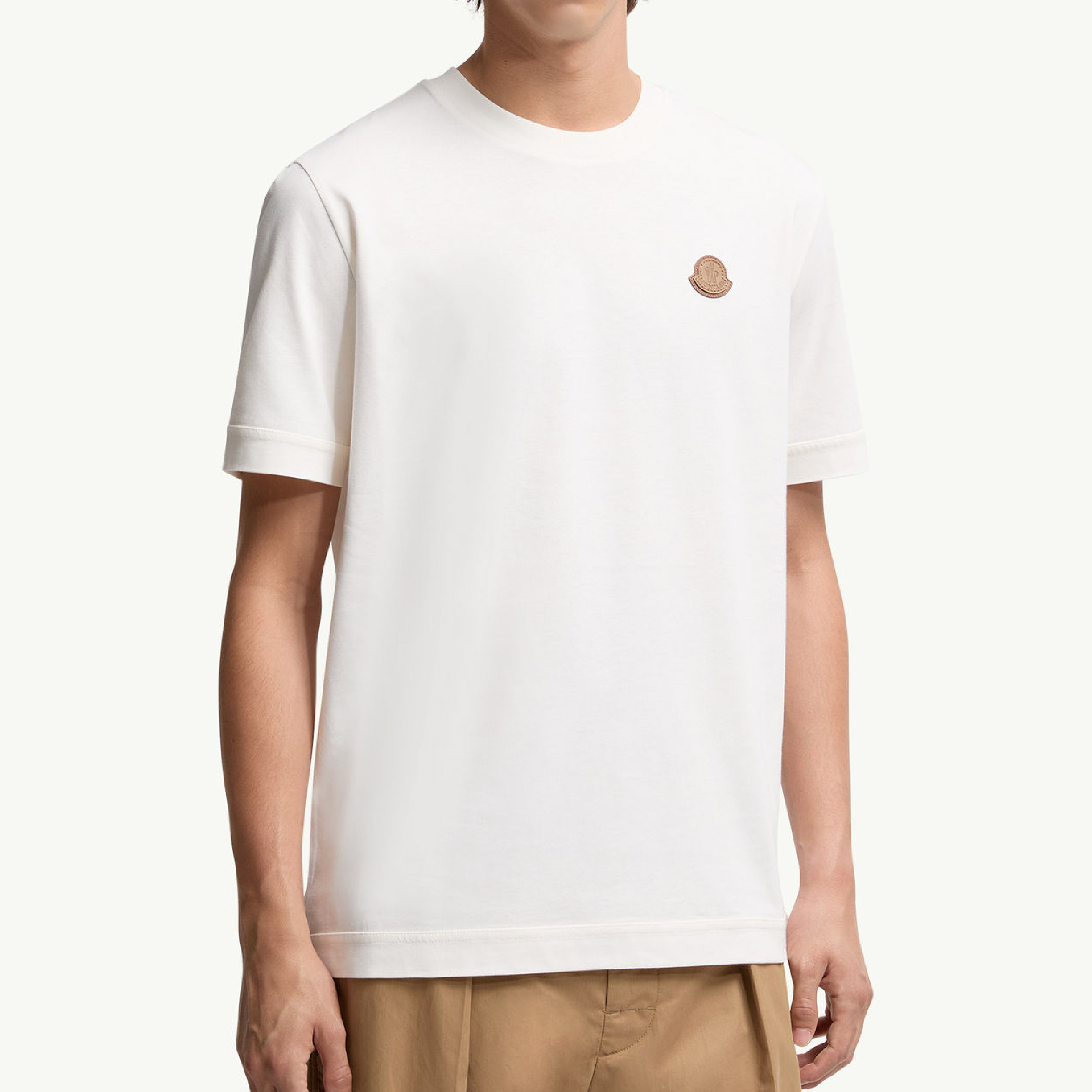Monclerr Logo Patch Cotton T-Shirt-09