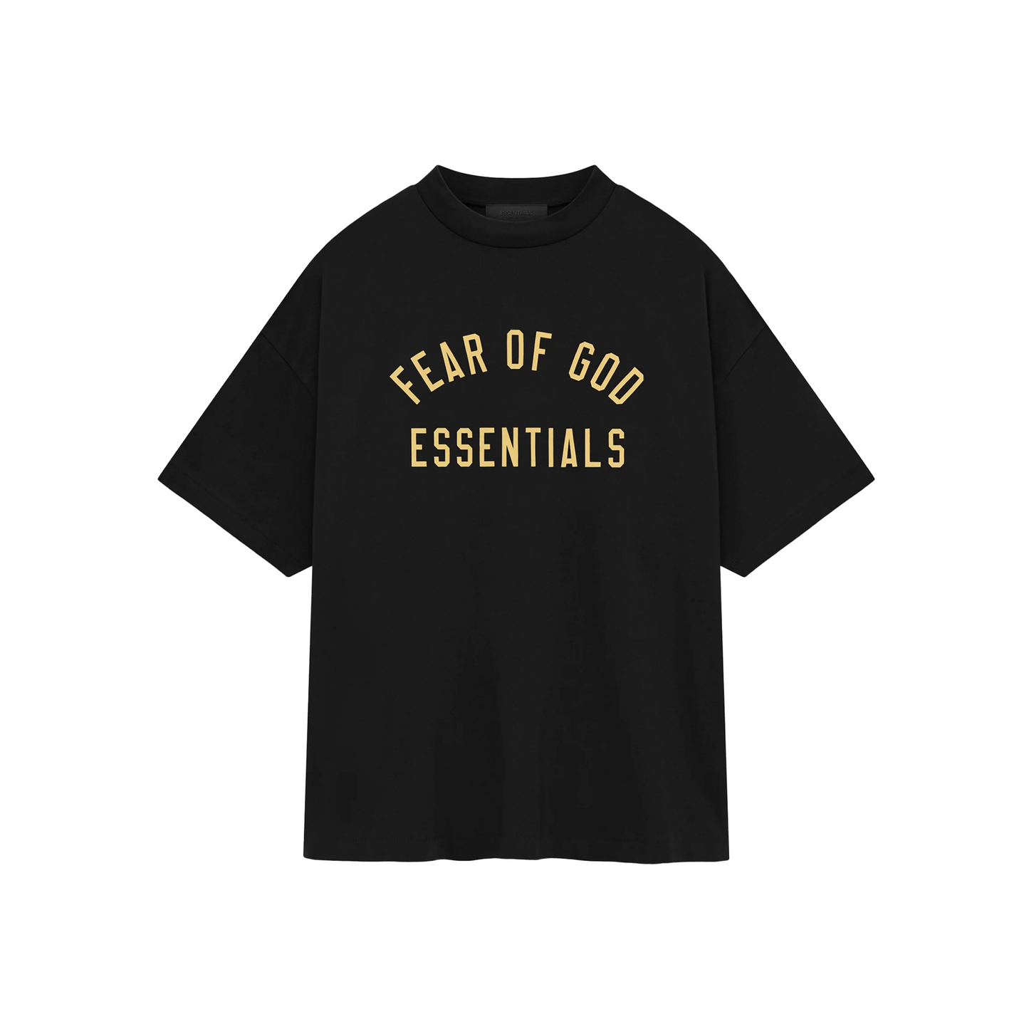 Fear_of_God_Essentials_Jersey_Crewneck_Tee_Black_FW24_-_Front