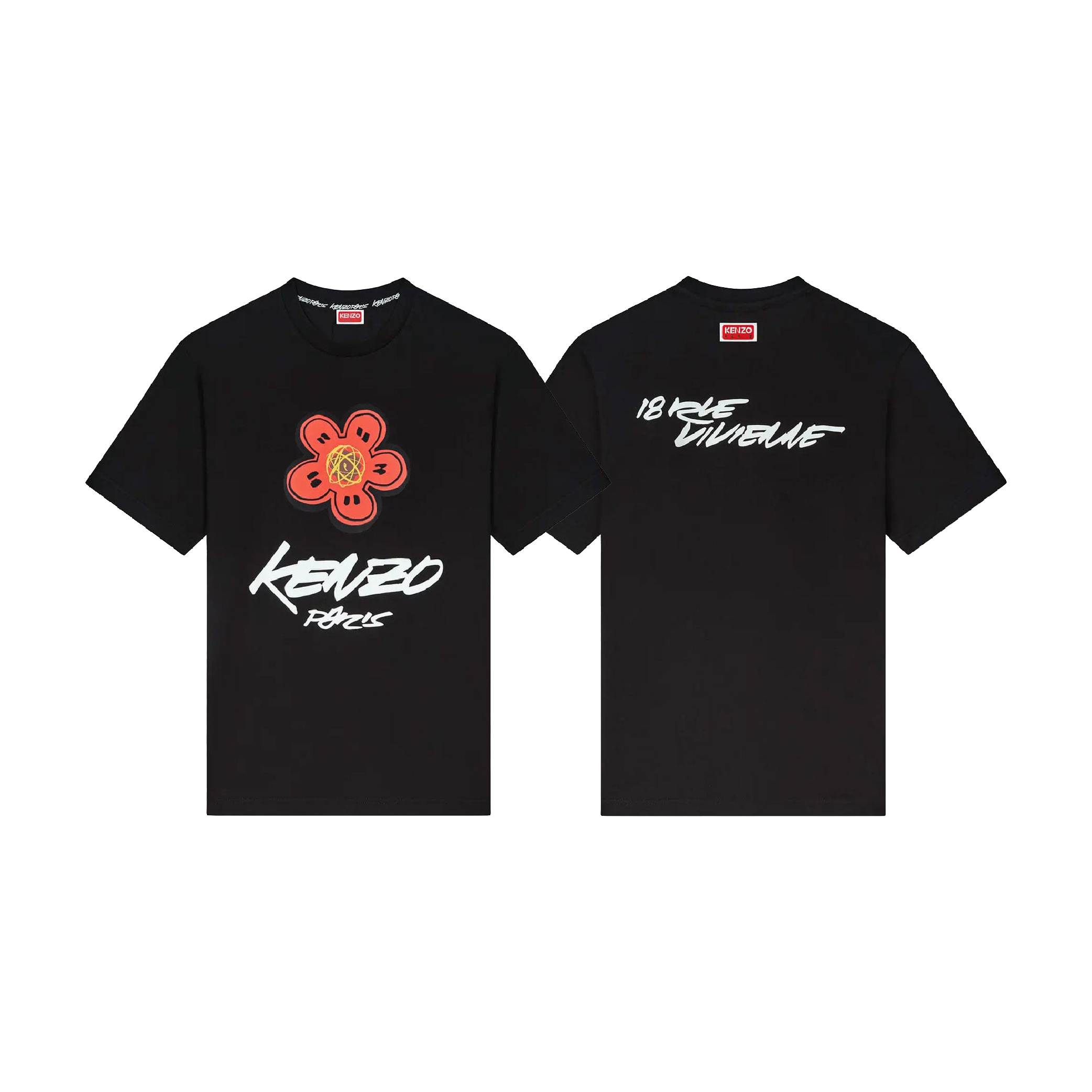 KENZO LUCKY TIGER OVERSIZE T-SHIRT, BLACK-02