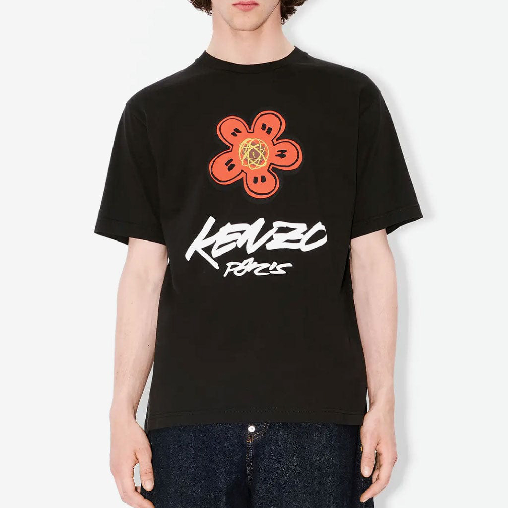 KENZO LUCKY TIGER OVERSIZE T-SHIRT, BLACK-12