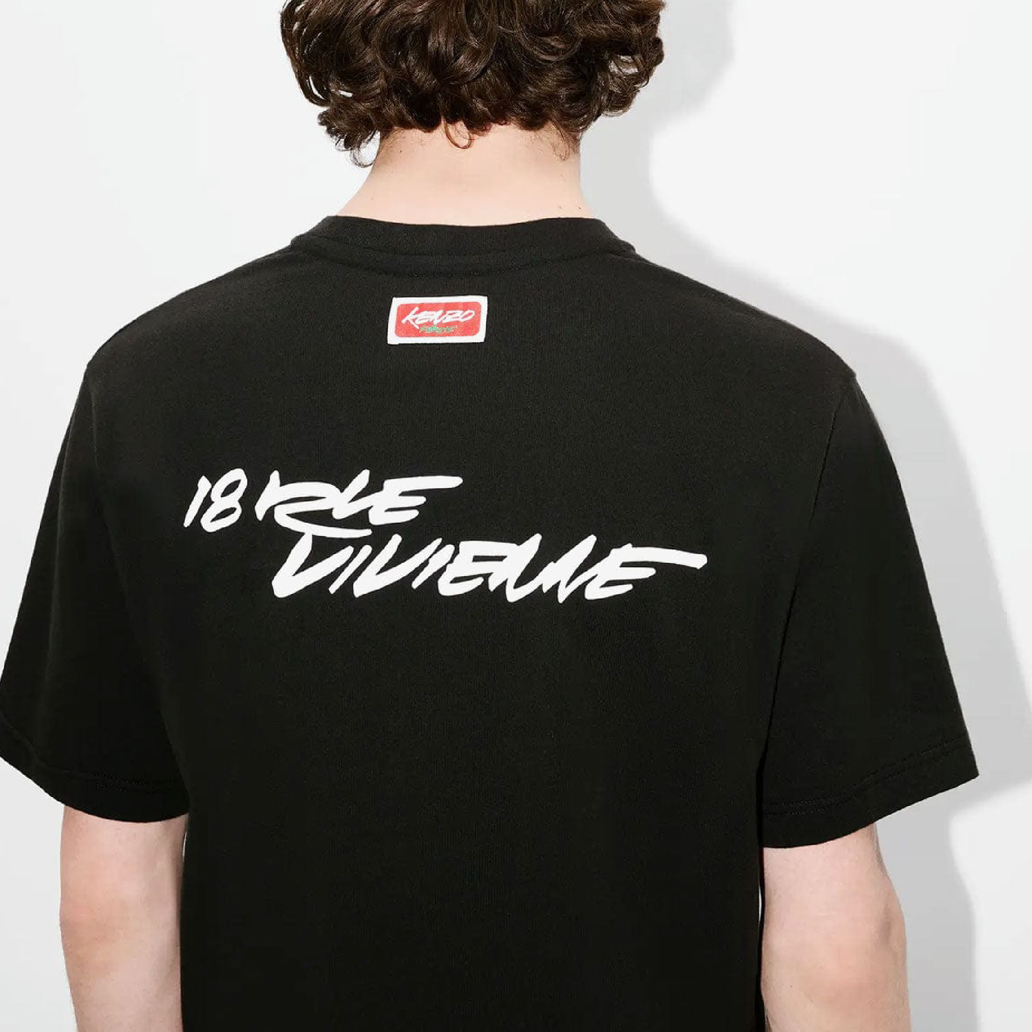 KENZO LUCKY TIGER OVERSIZE T-SHIRT, BLACK-09