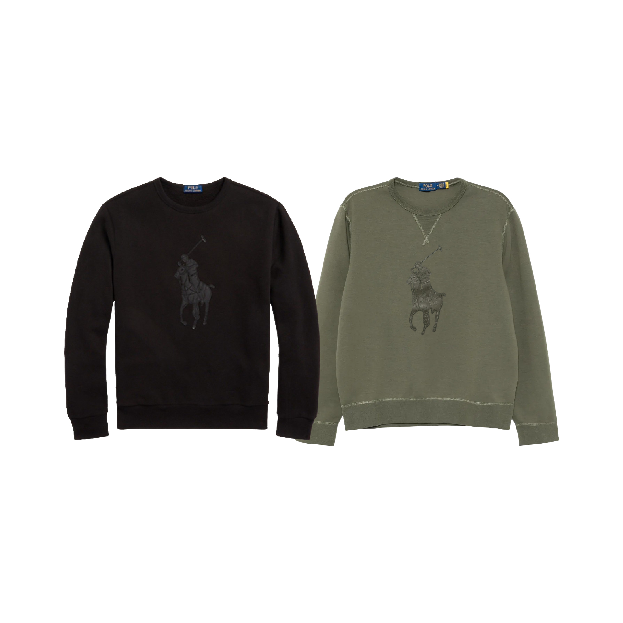 Polo Ralph Lauren Embroidered Big Pony Patch Crewneck Sweatshirt-01
