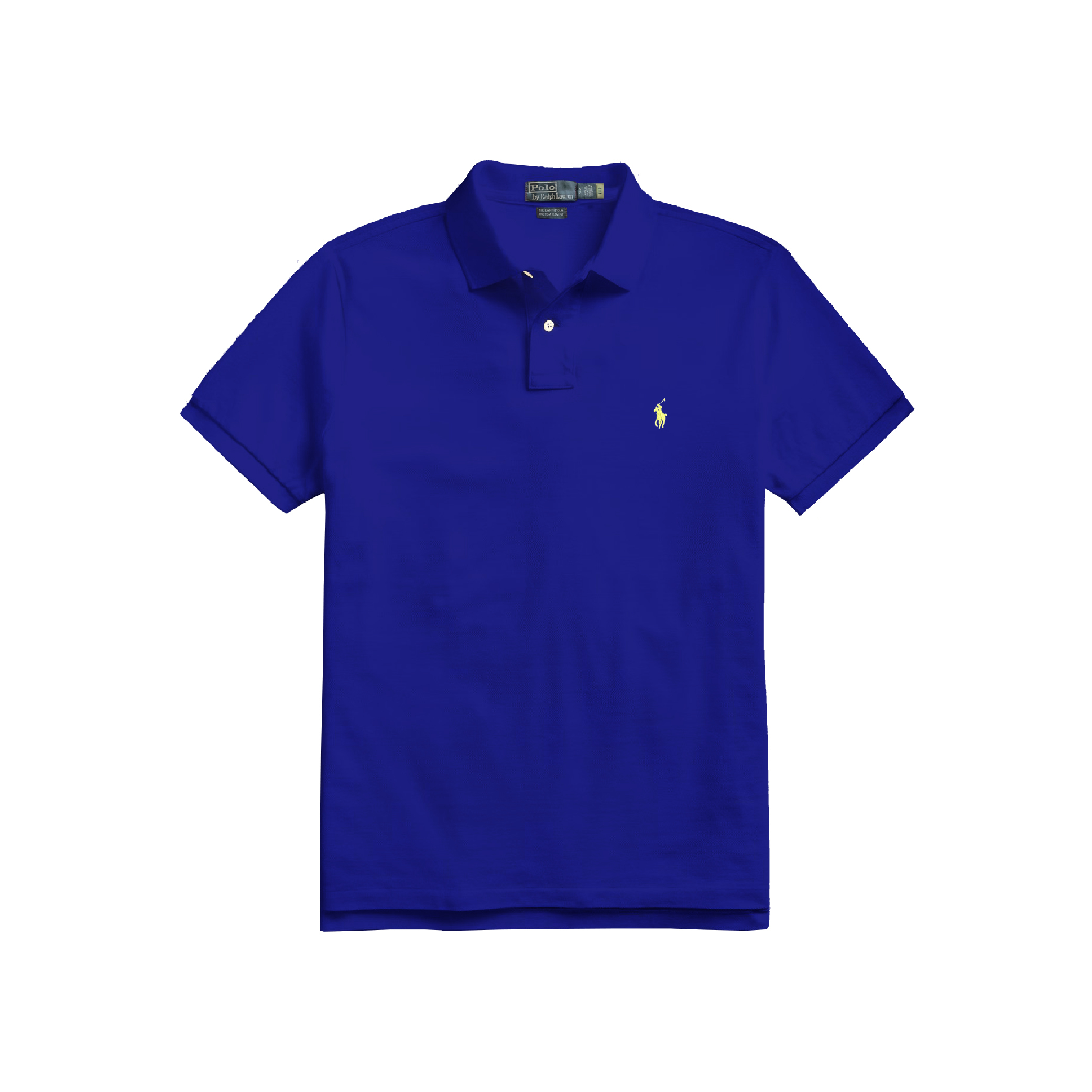 Raph Lauren Custom Slim Fit Mesh Polo Shirt 3-01