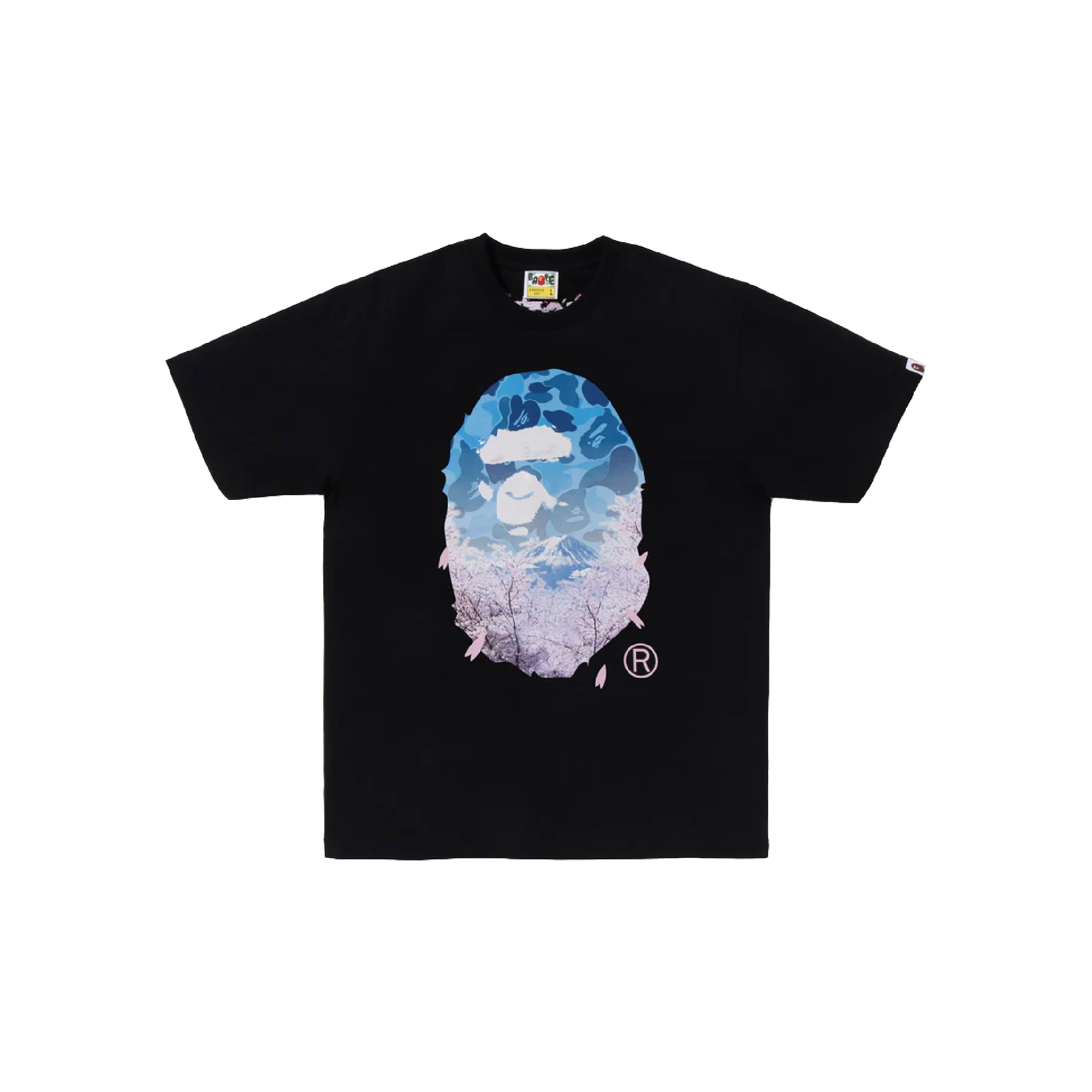 BAPE A Bathing Ape Sakura Photo Ape Head Tee-02