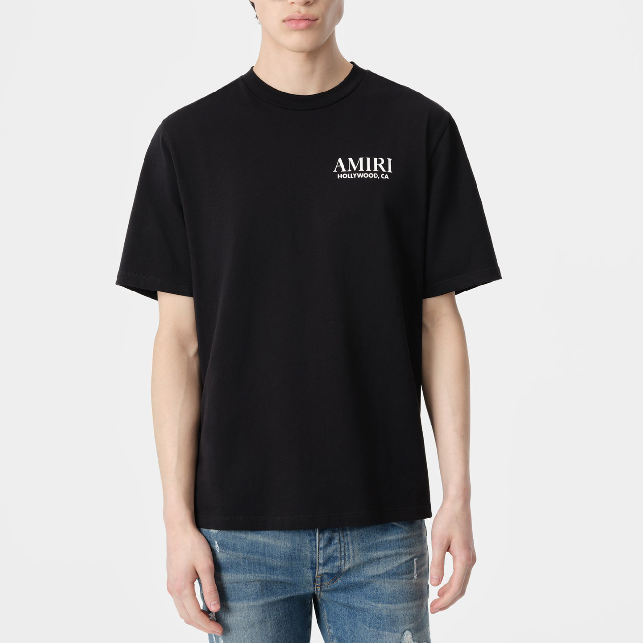 Amiri Bones Stacked T-Shirt in Black (6)